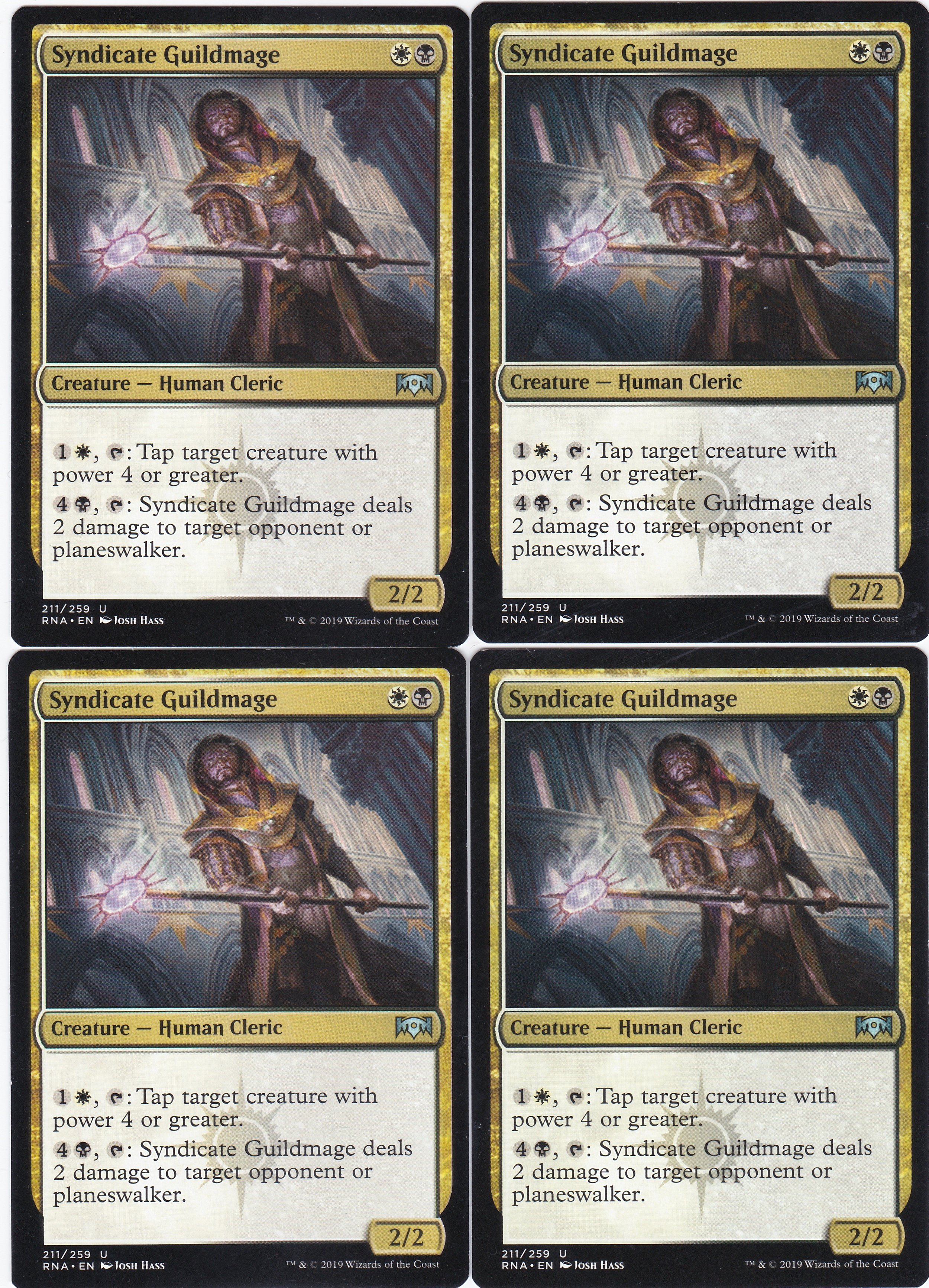 4x Syndicate Guildmage