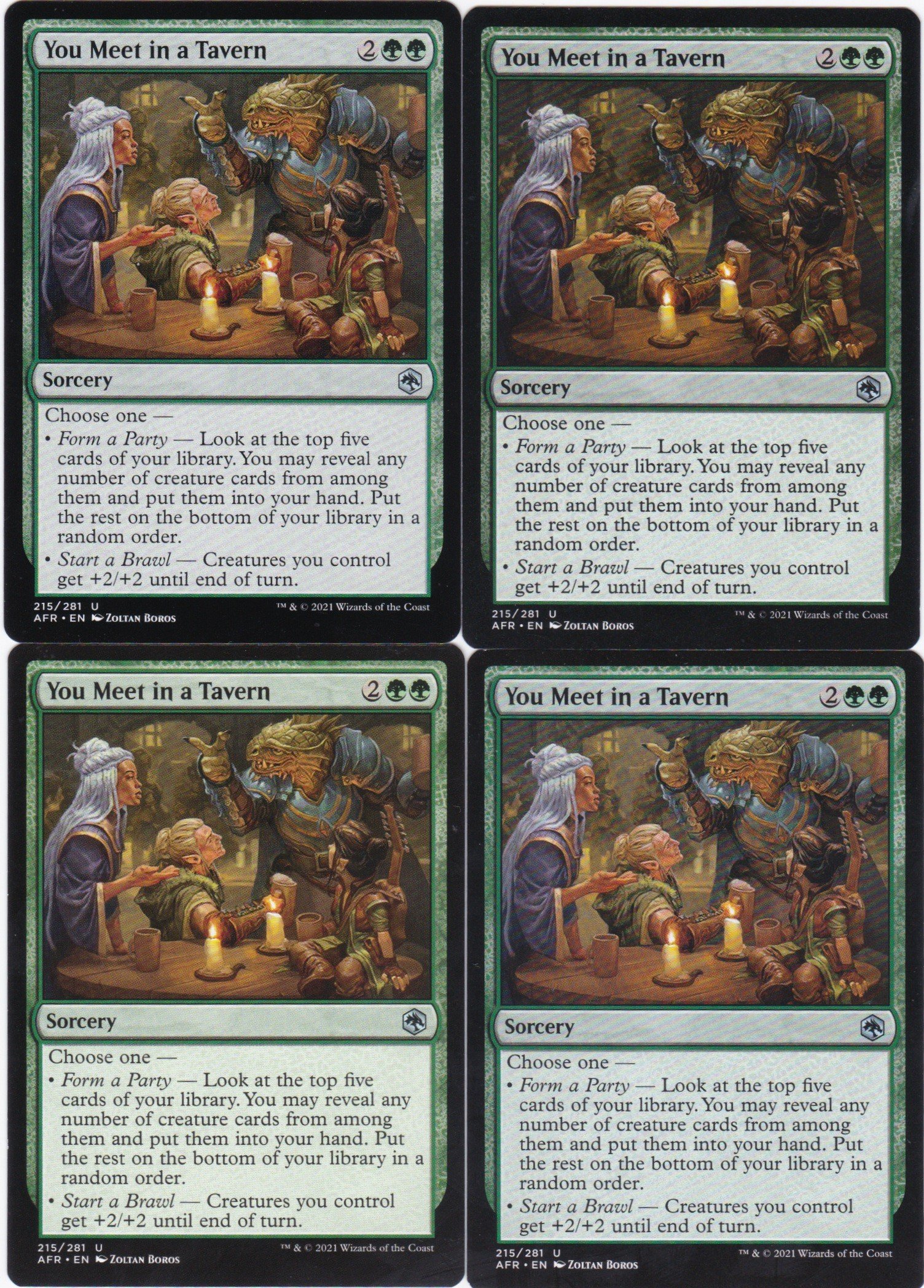 4x You Meet in a Tavern