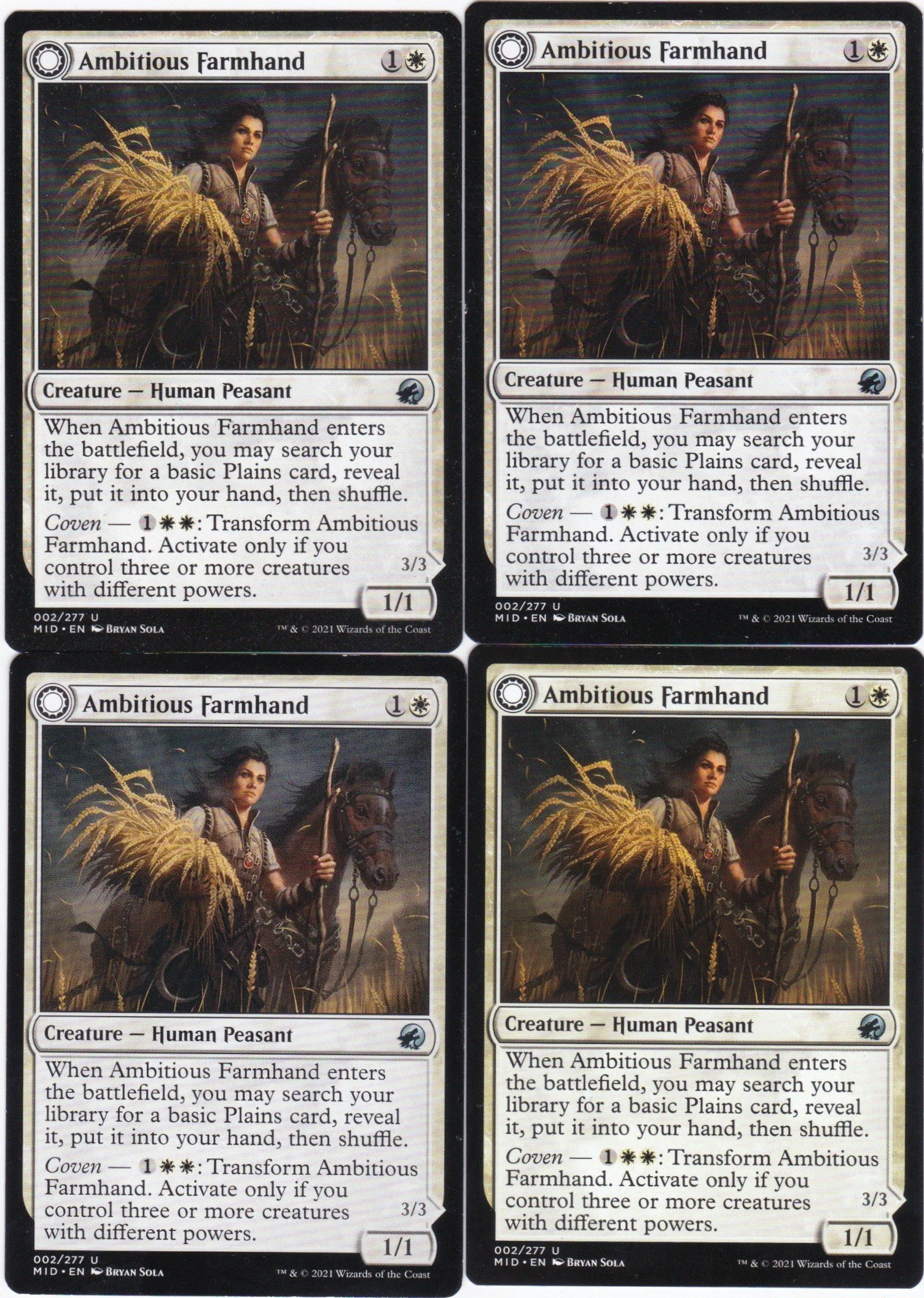 4x Ambitious Farmhand