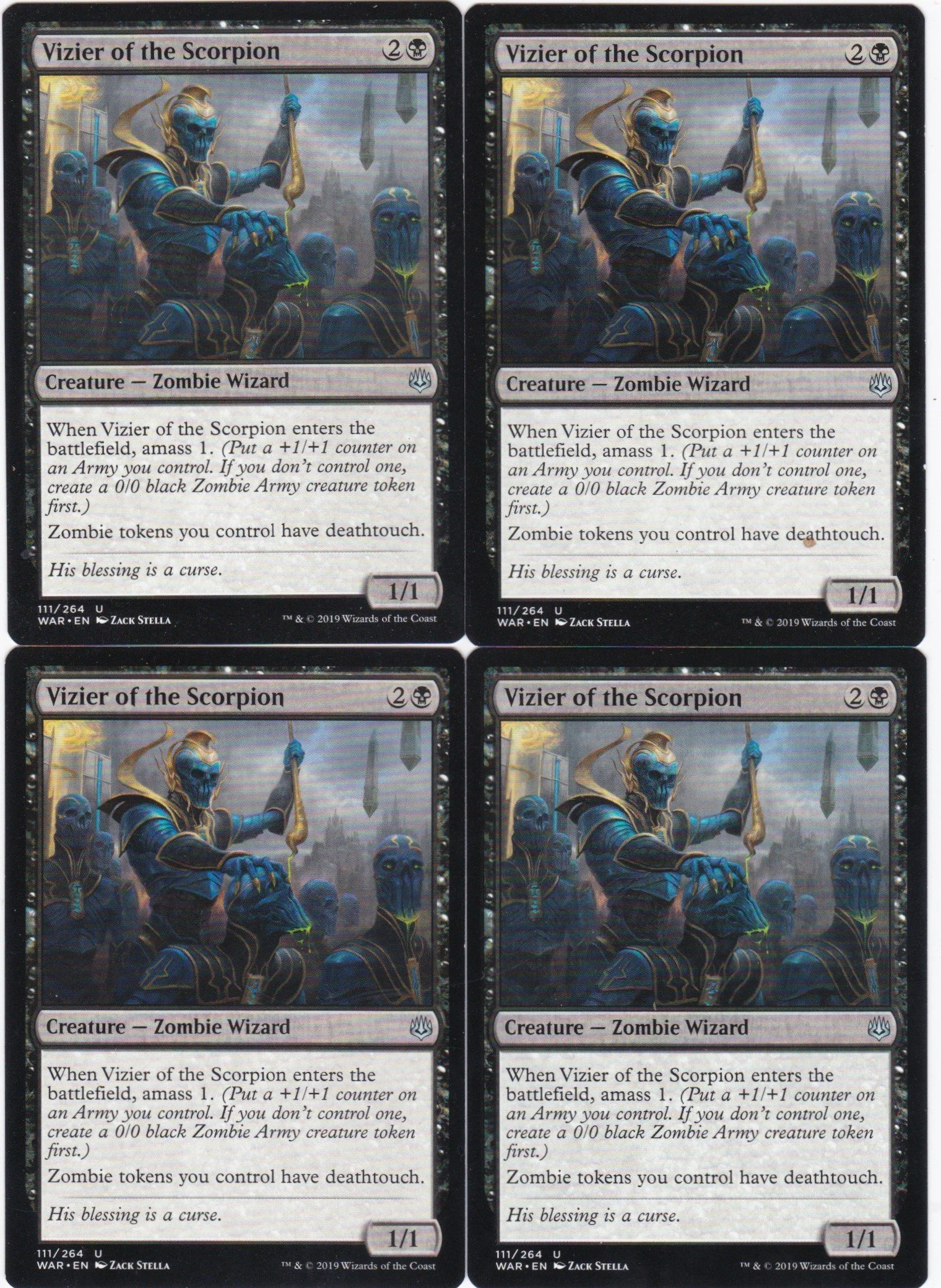 4x Vizier of the Scorpion