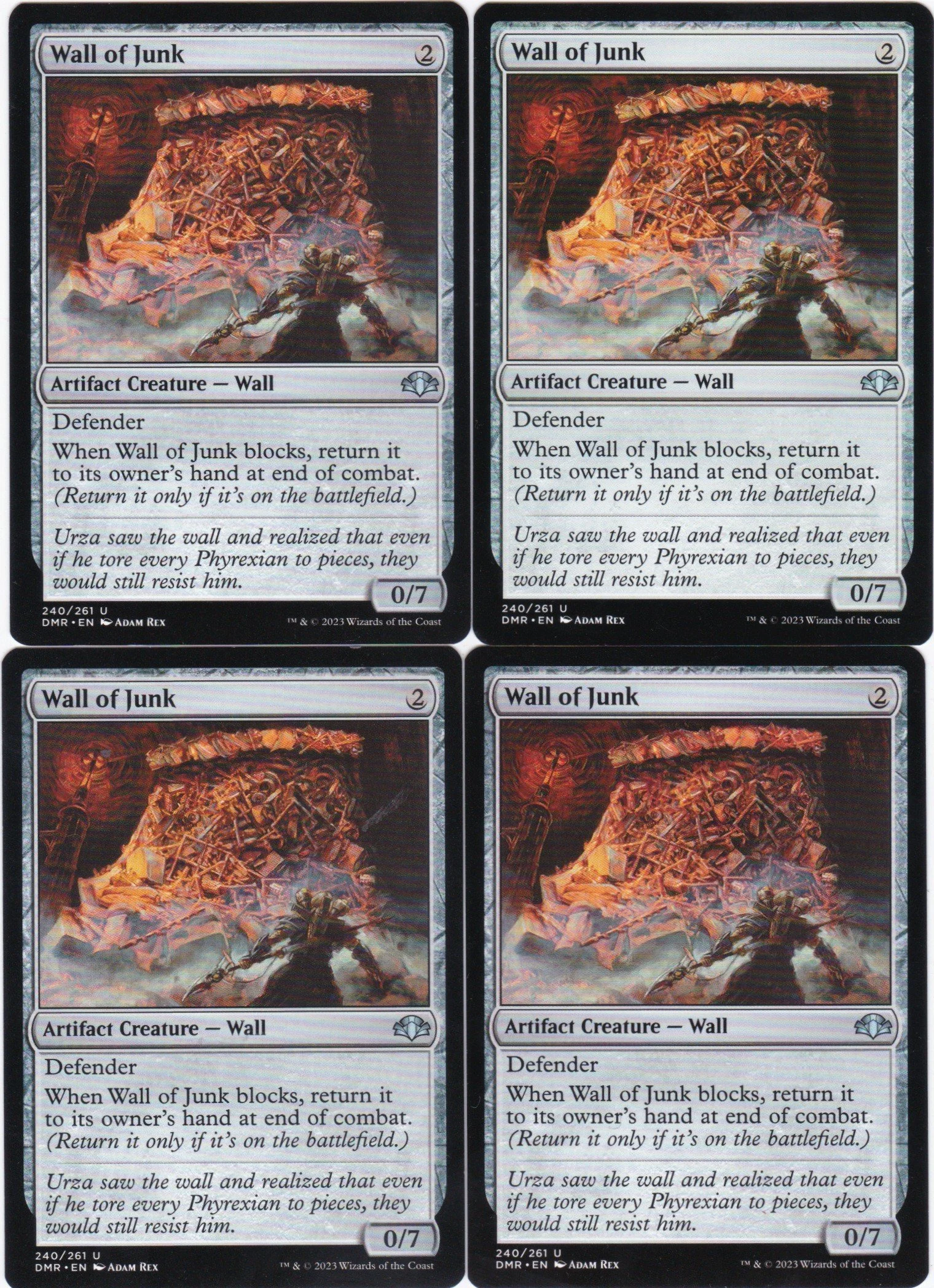 4x Wall of Junk