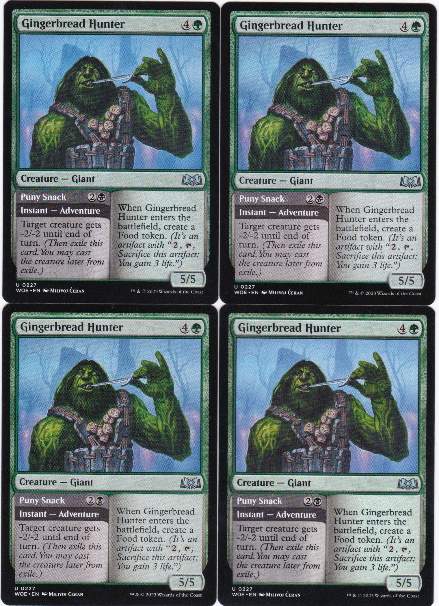 4x Gingerbread Hunter