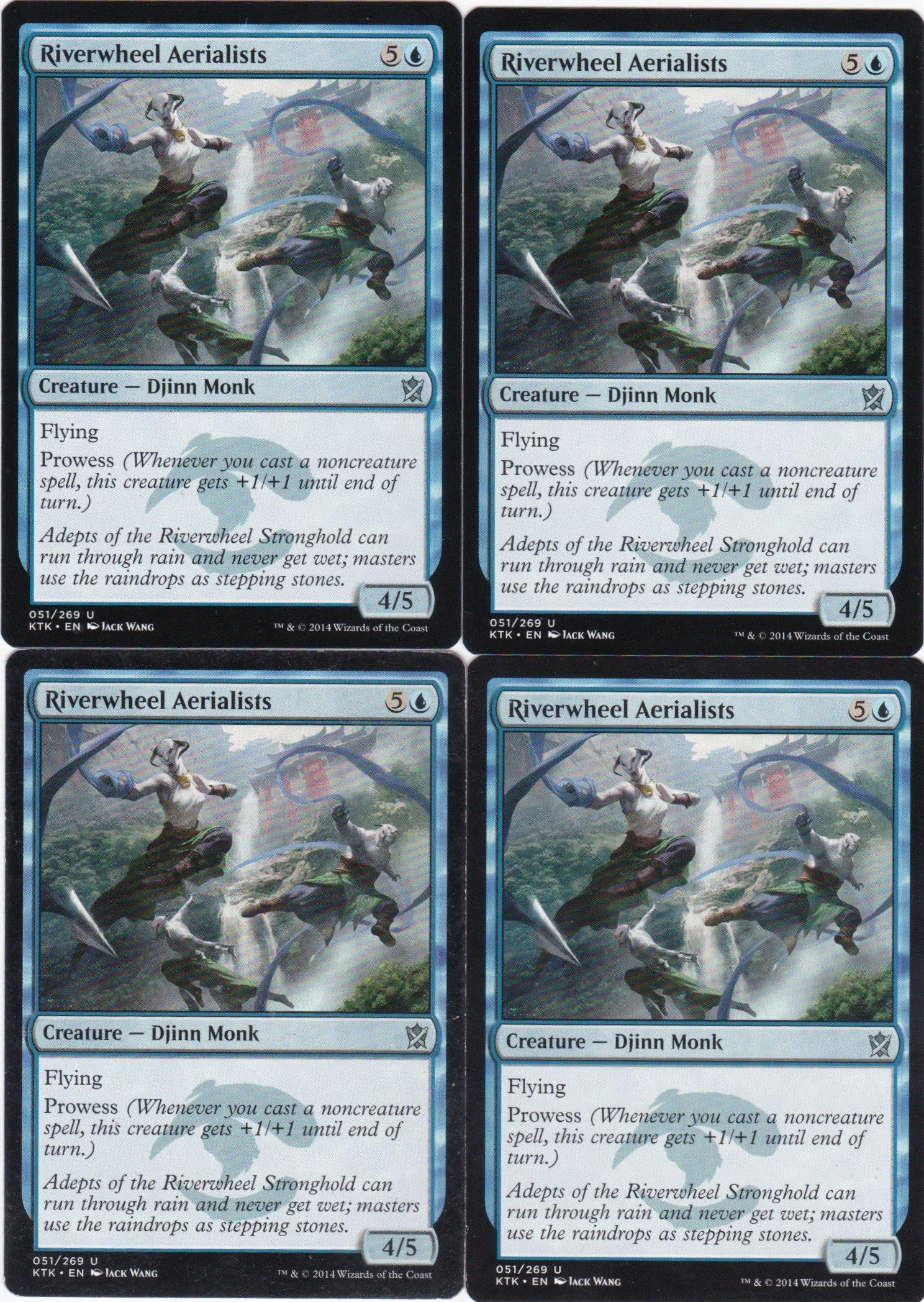 4x Riverwheel Aerialists