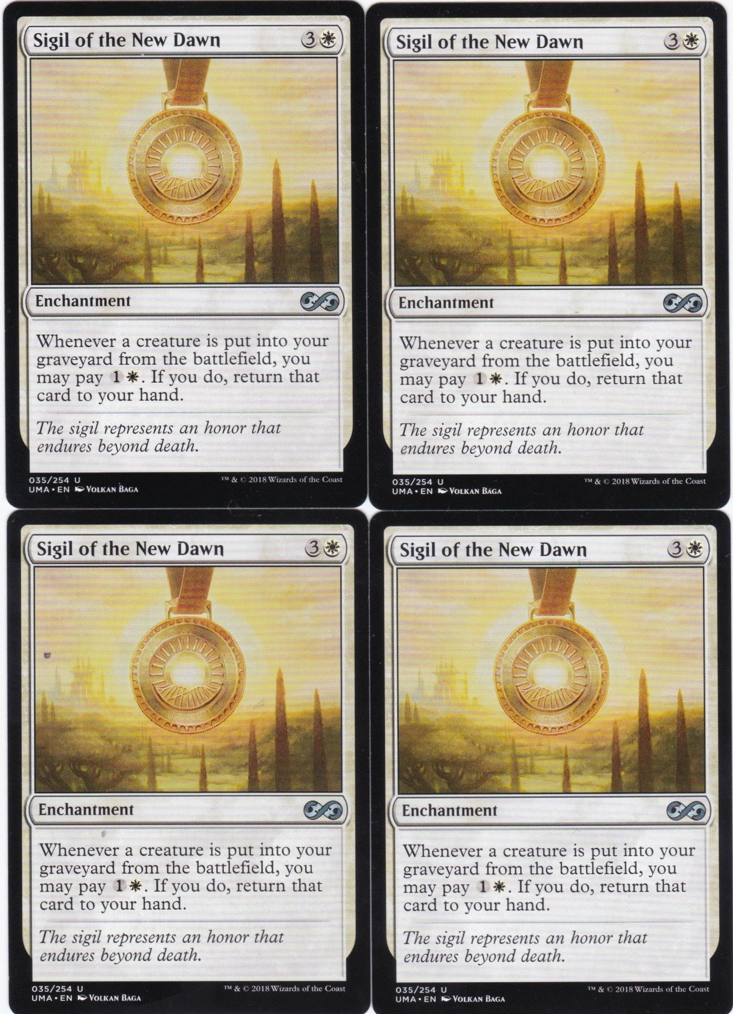 4x Sigil of the New Dawn