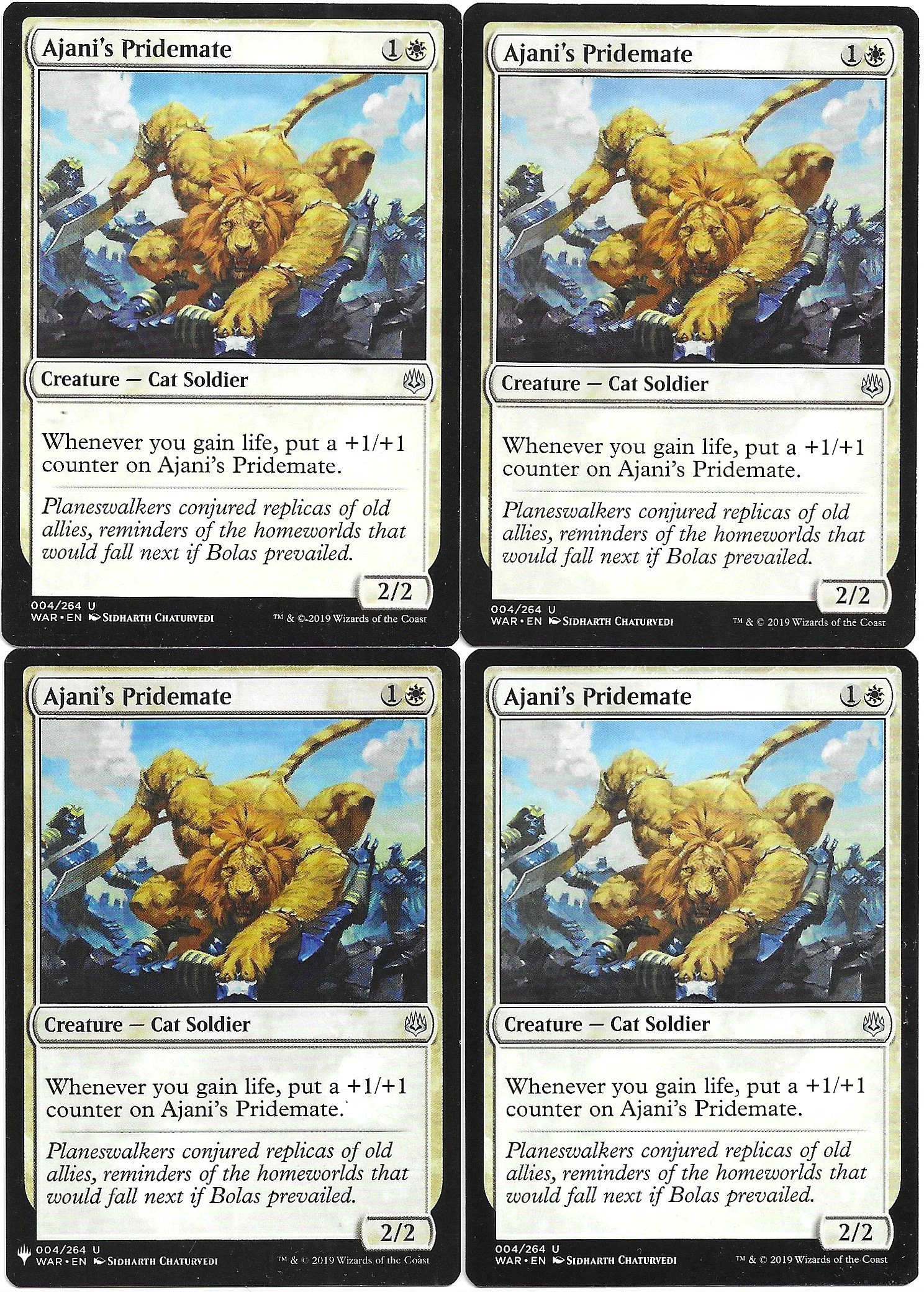 4x Ajani's Pridemate