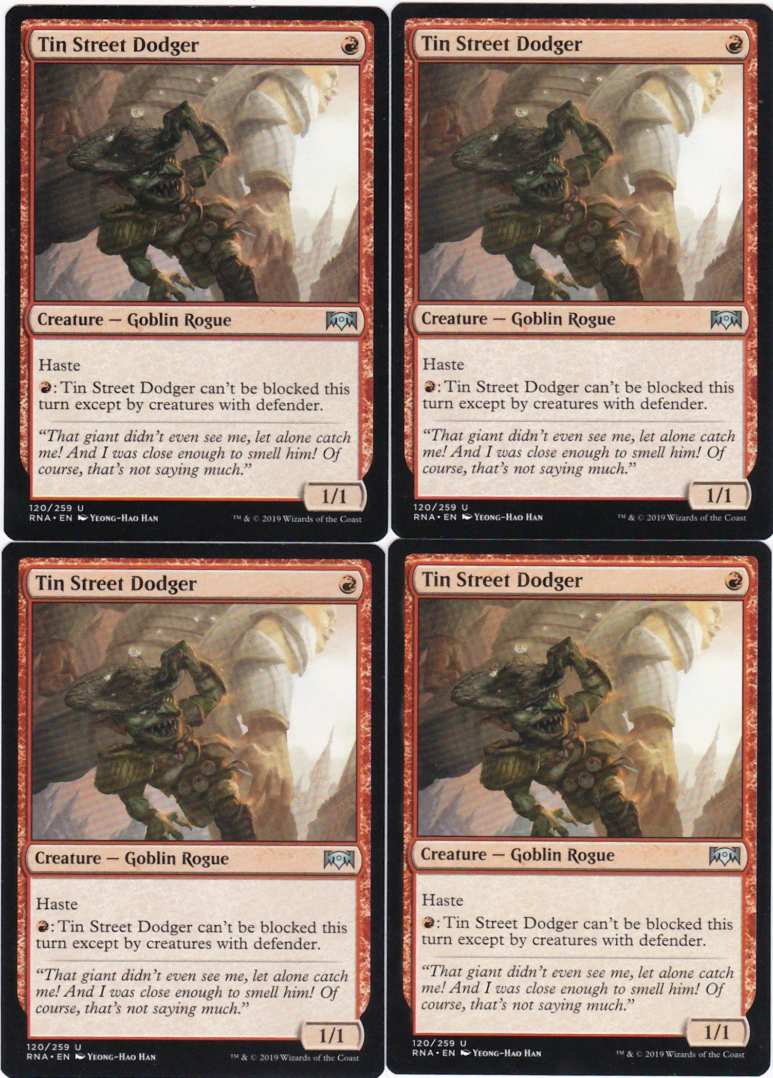 4x Tin Street Dodger