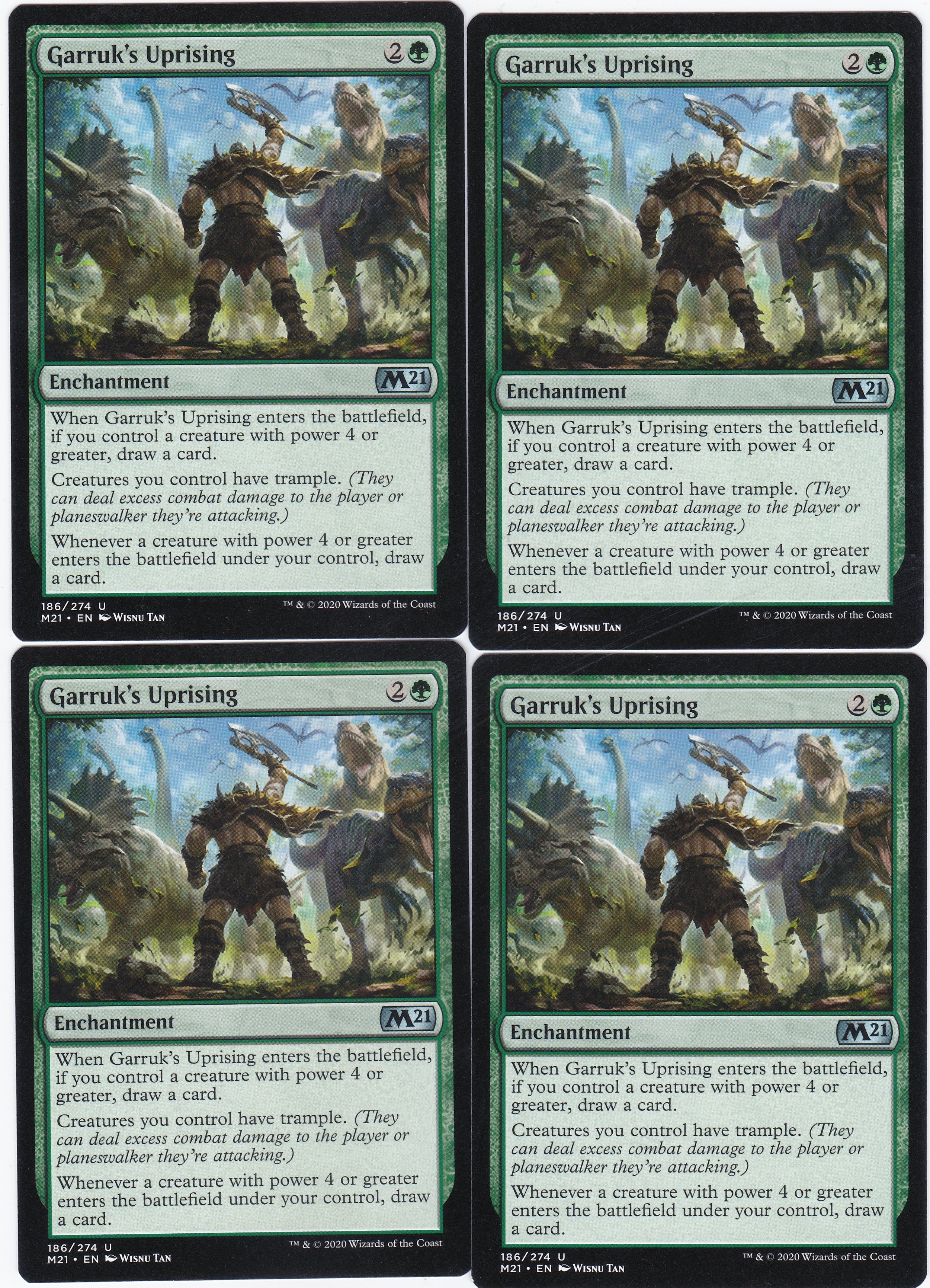4x Garruk's Uprising