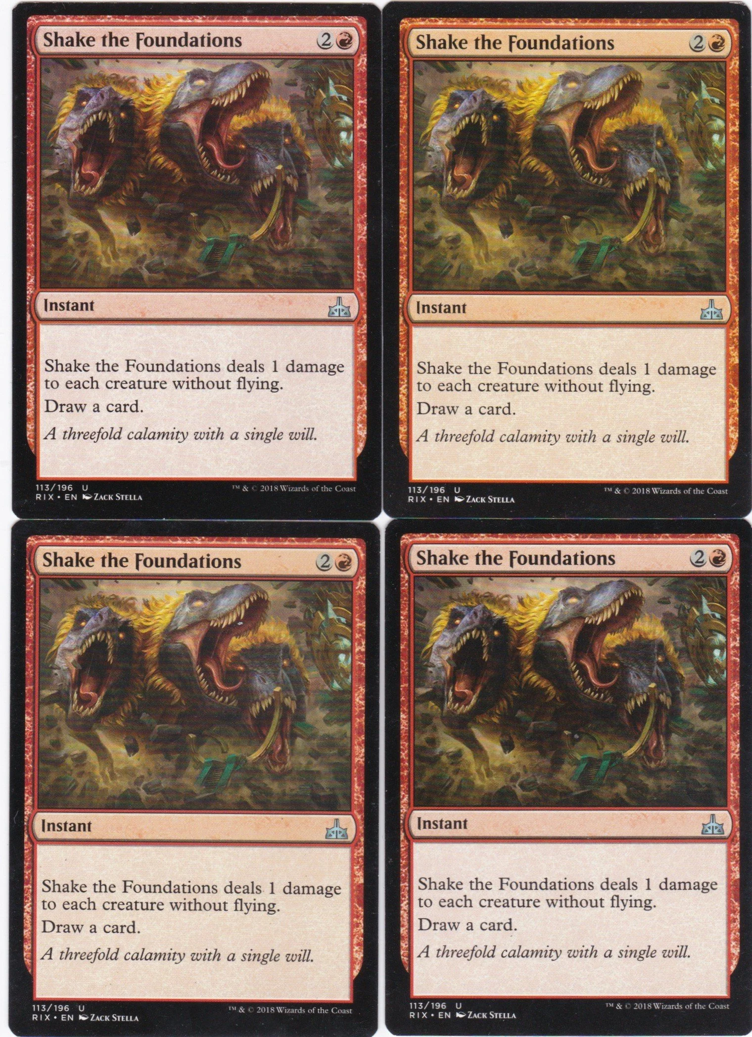 4x Shake the Foundations