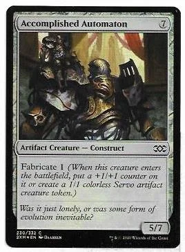 Accomplished Automaton