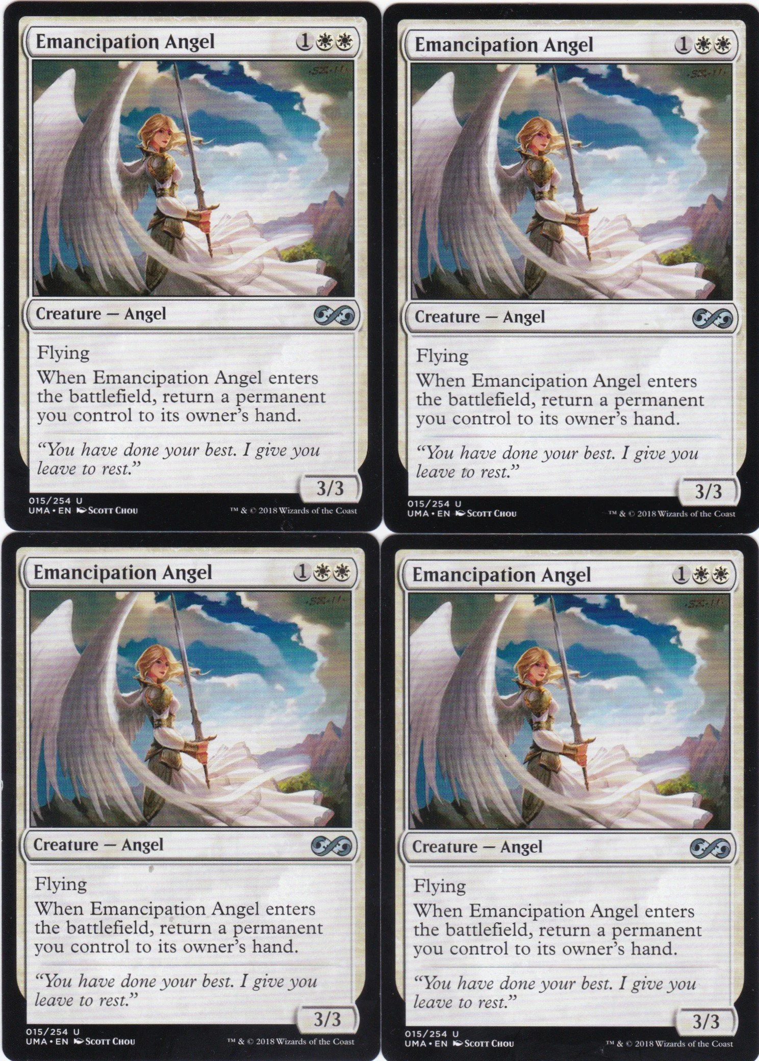 4x Emancipation Angel