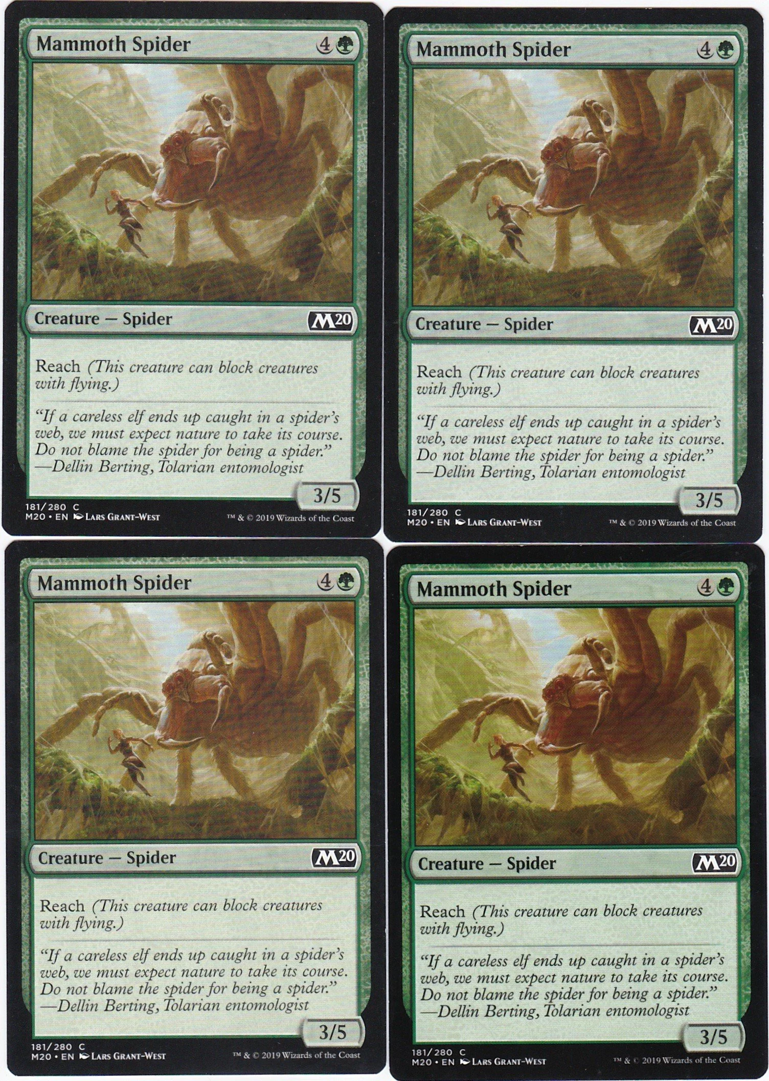 Mono Green Spider Pauper Deck