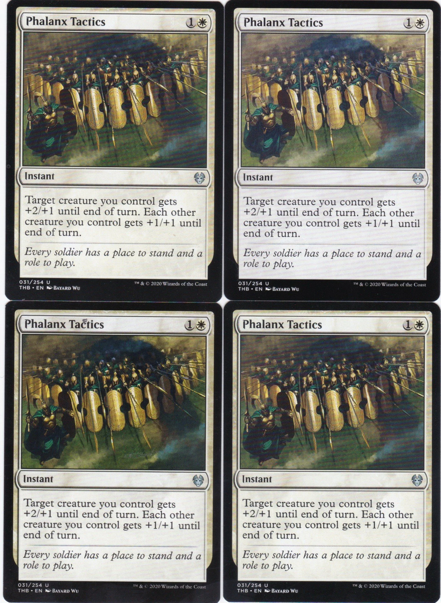 4x Phalanx Tactics