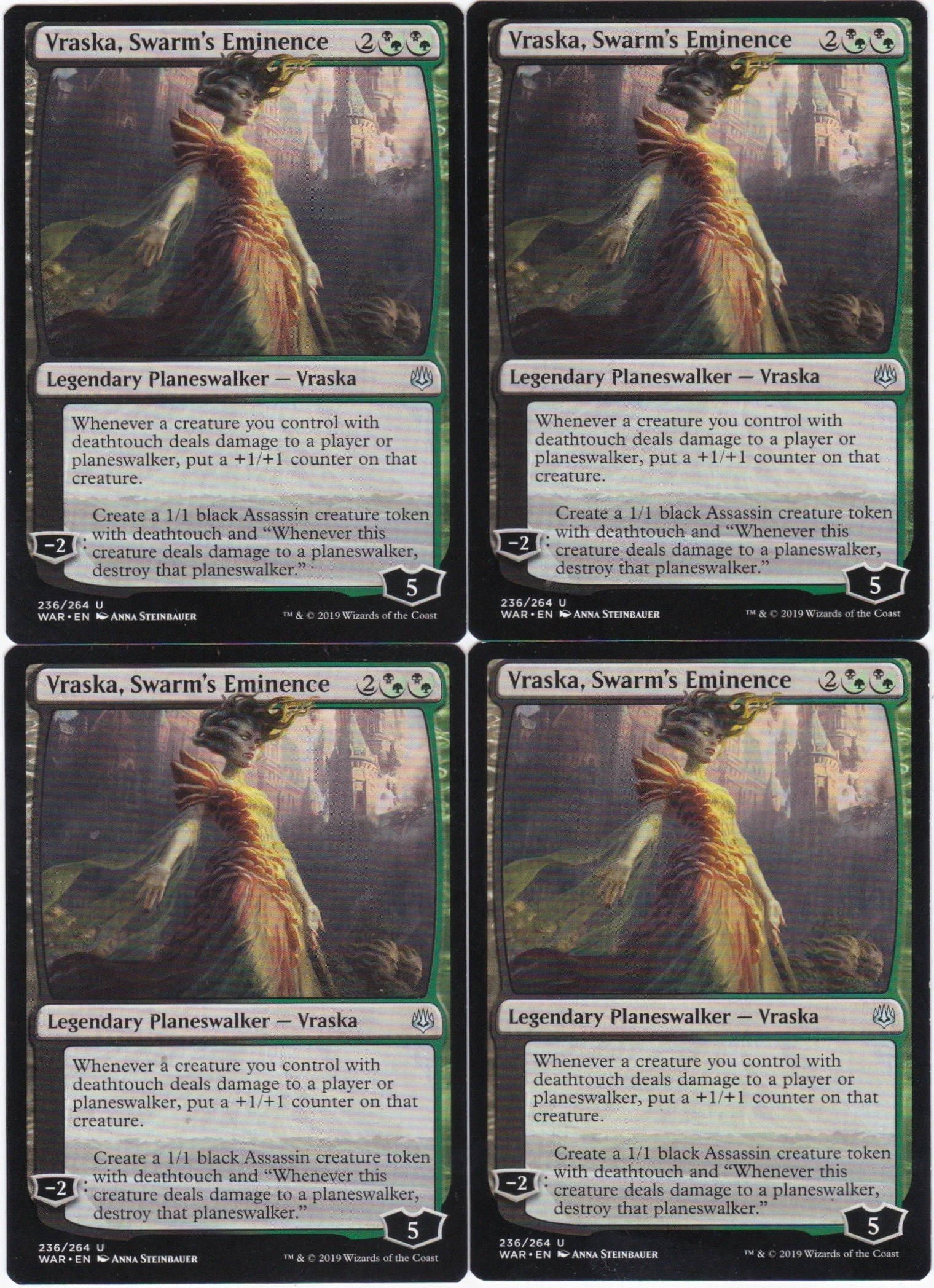 4x Vraska, Swarm's Eminence