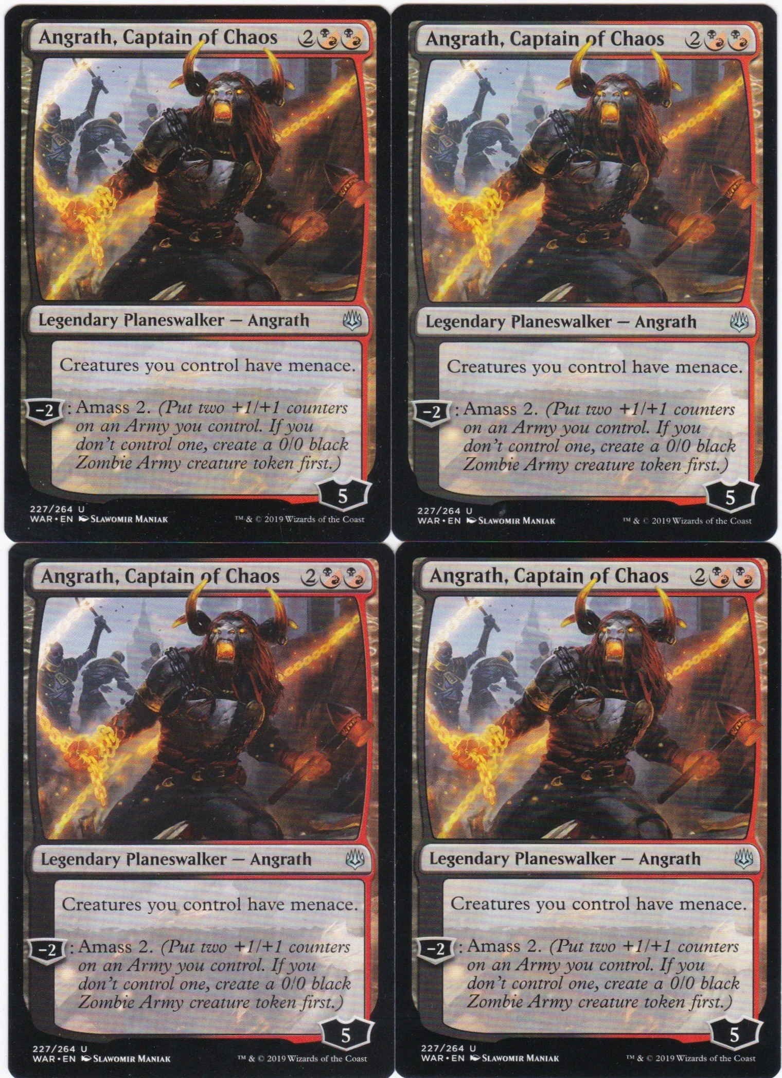 4x Angrath, Captain of Chaos