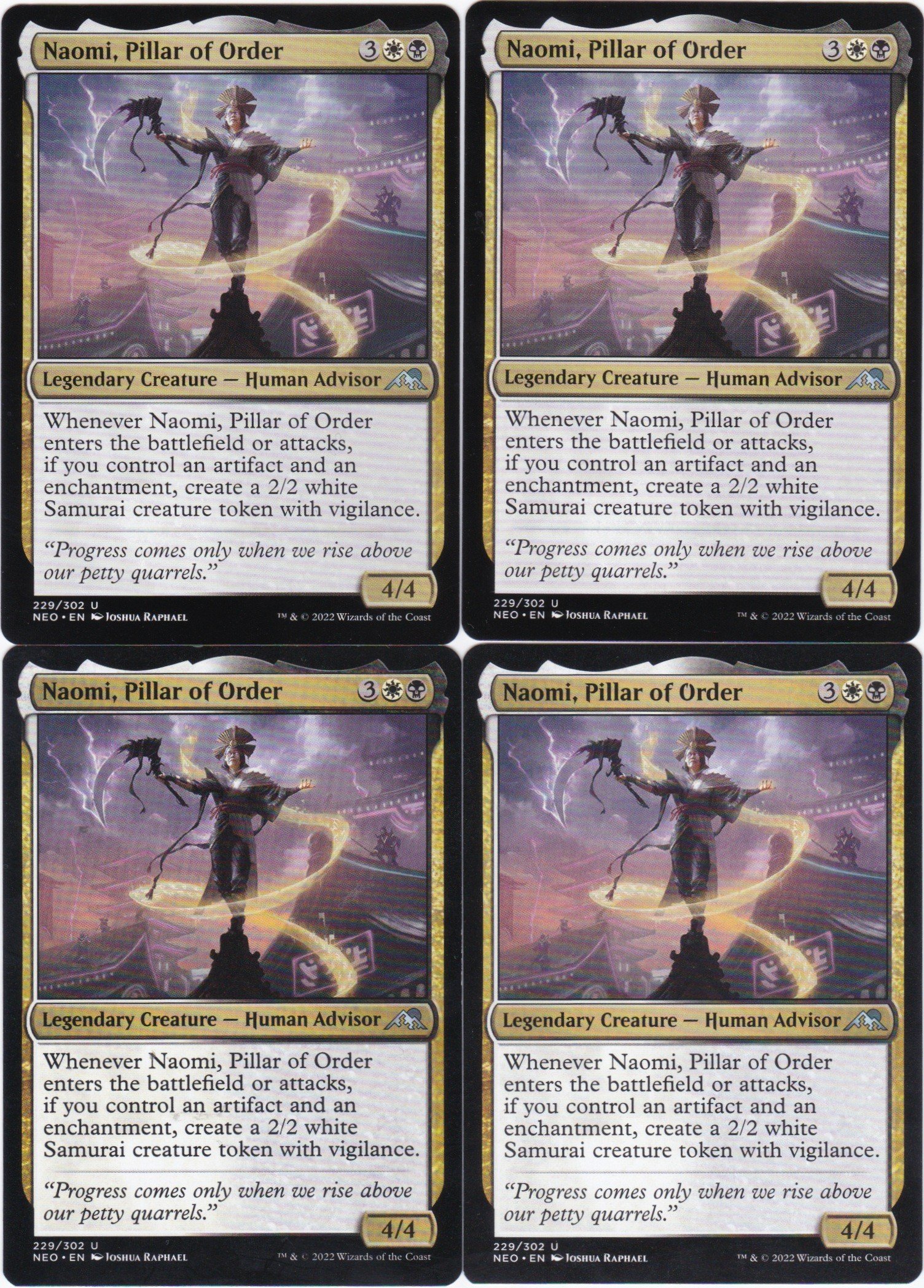 4x Naomi, Pillar of Order