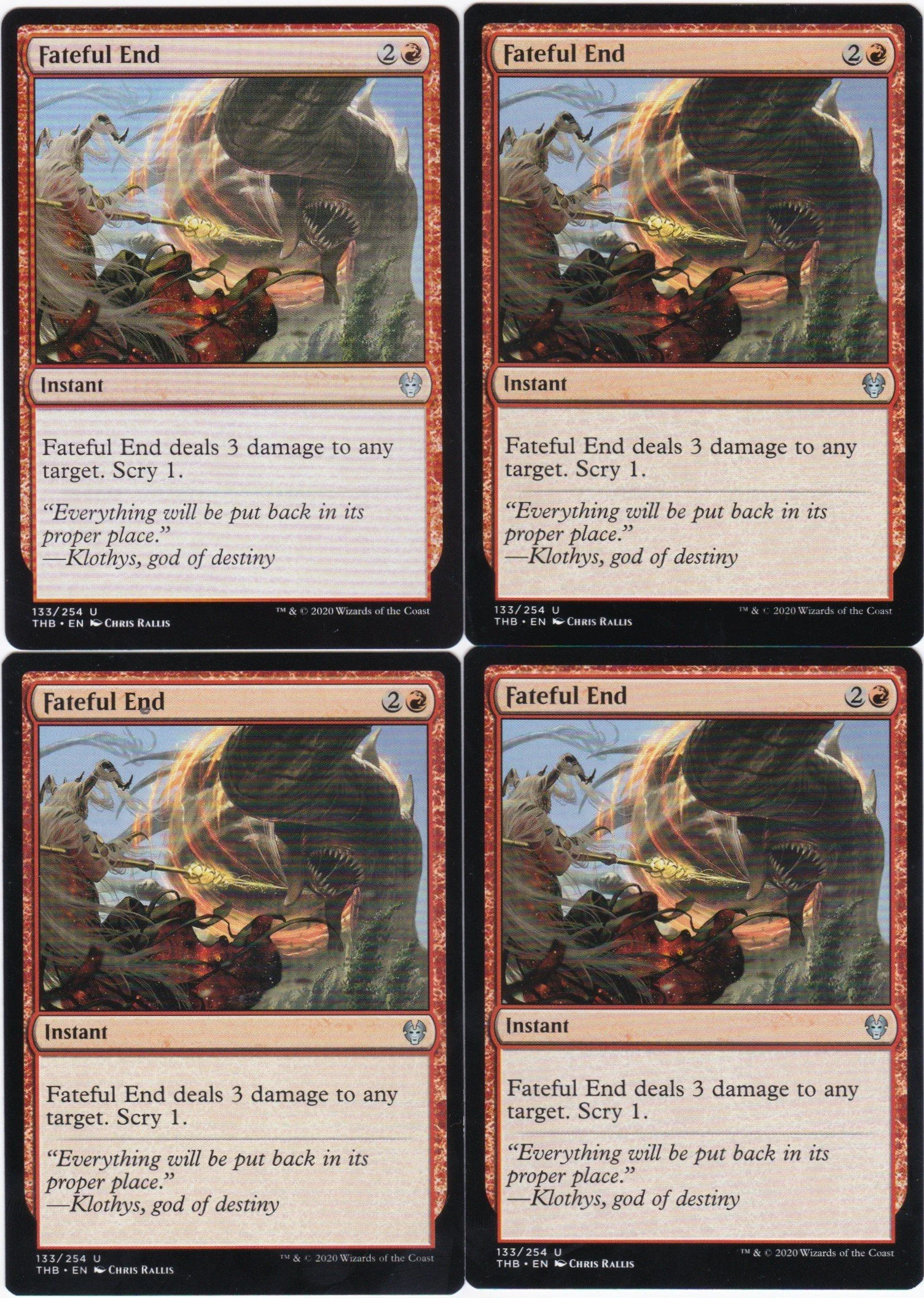 4x Fateful End