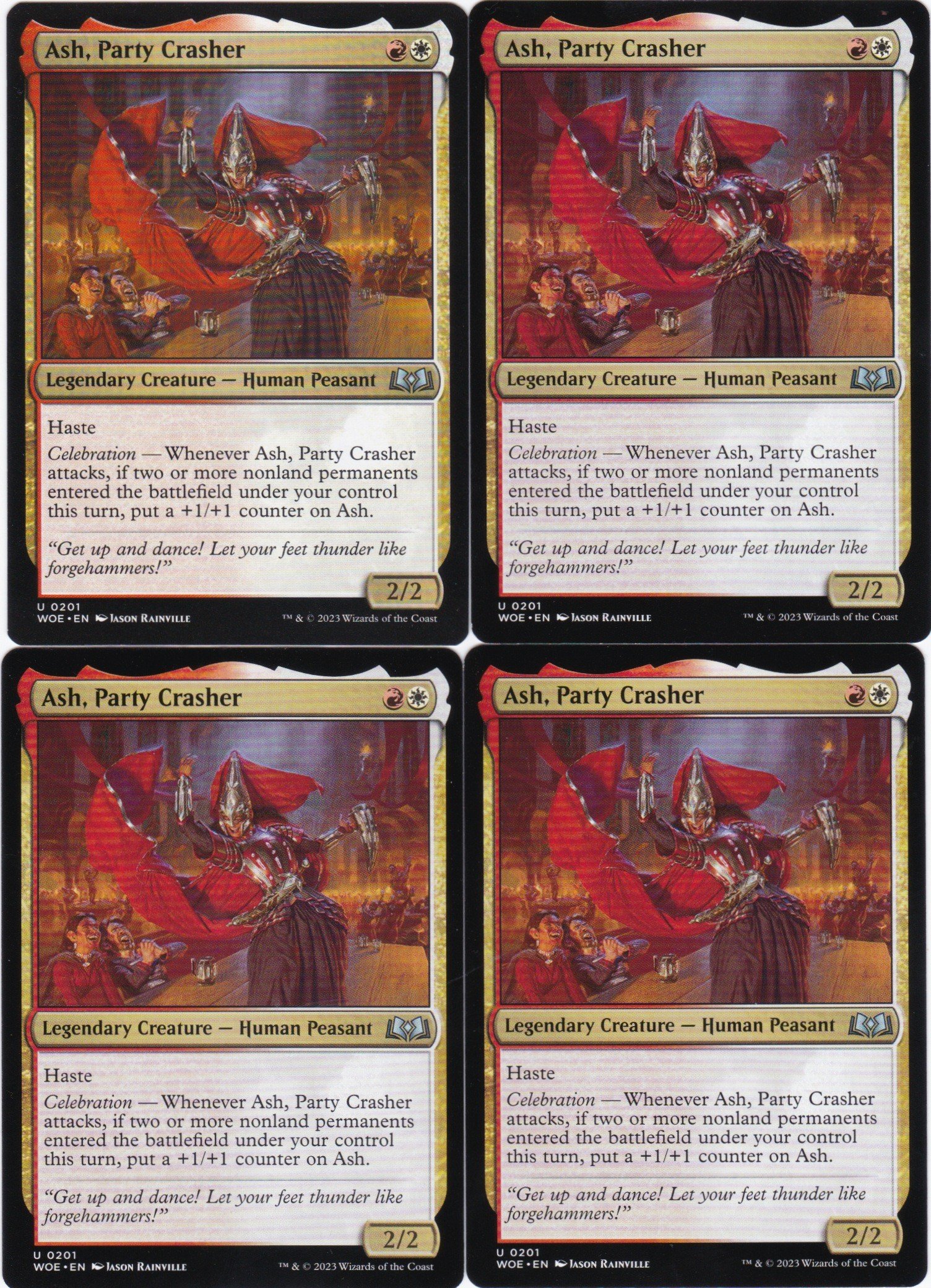 4x Ash, Party Crasher