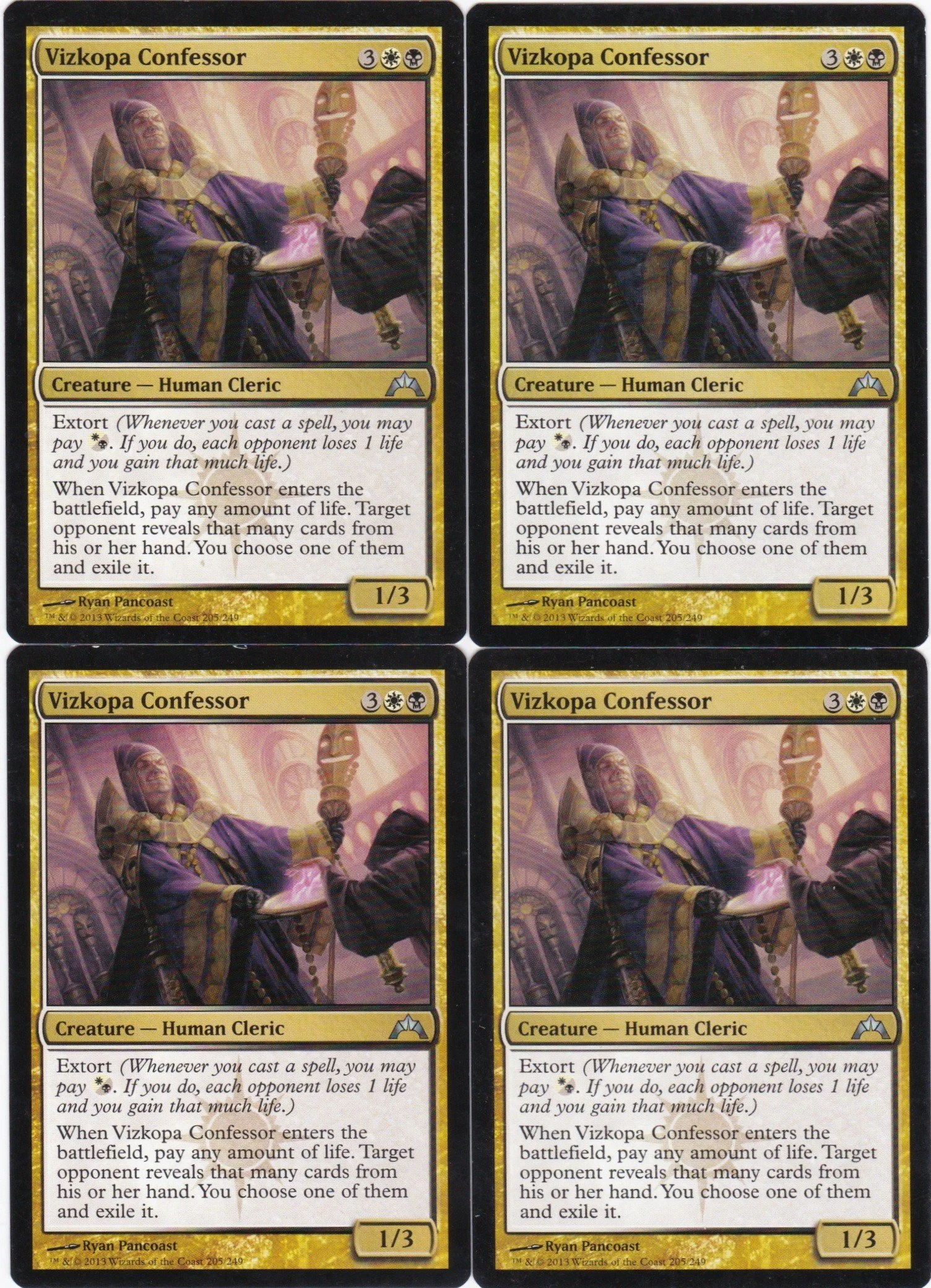 4x Vizkopa Confessor