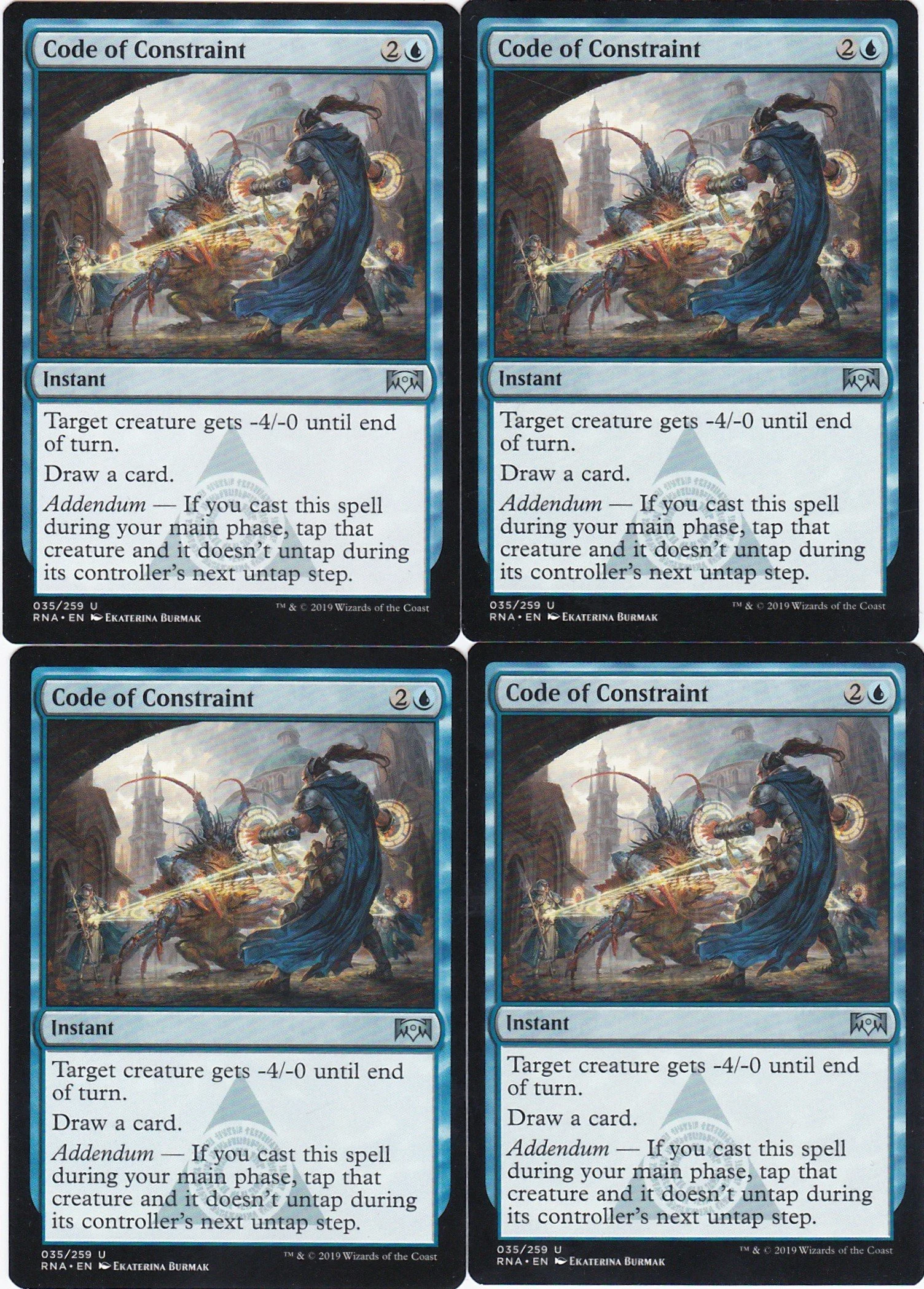 4x Code of Constraint