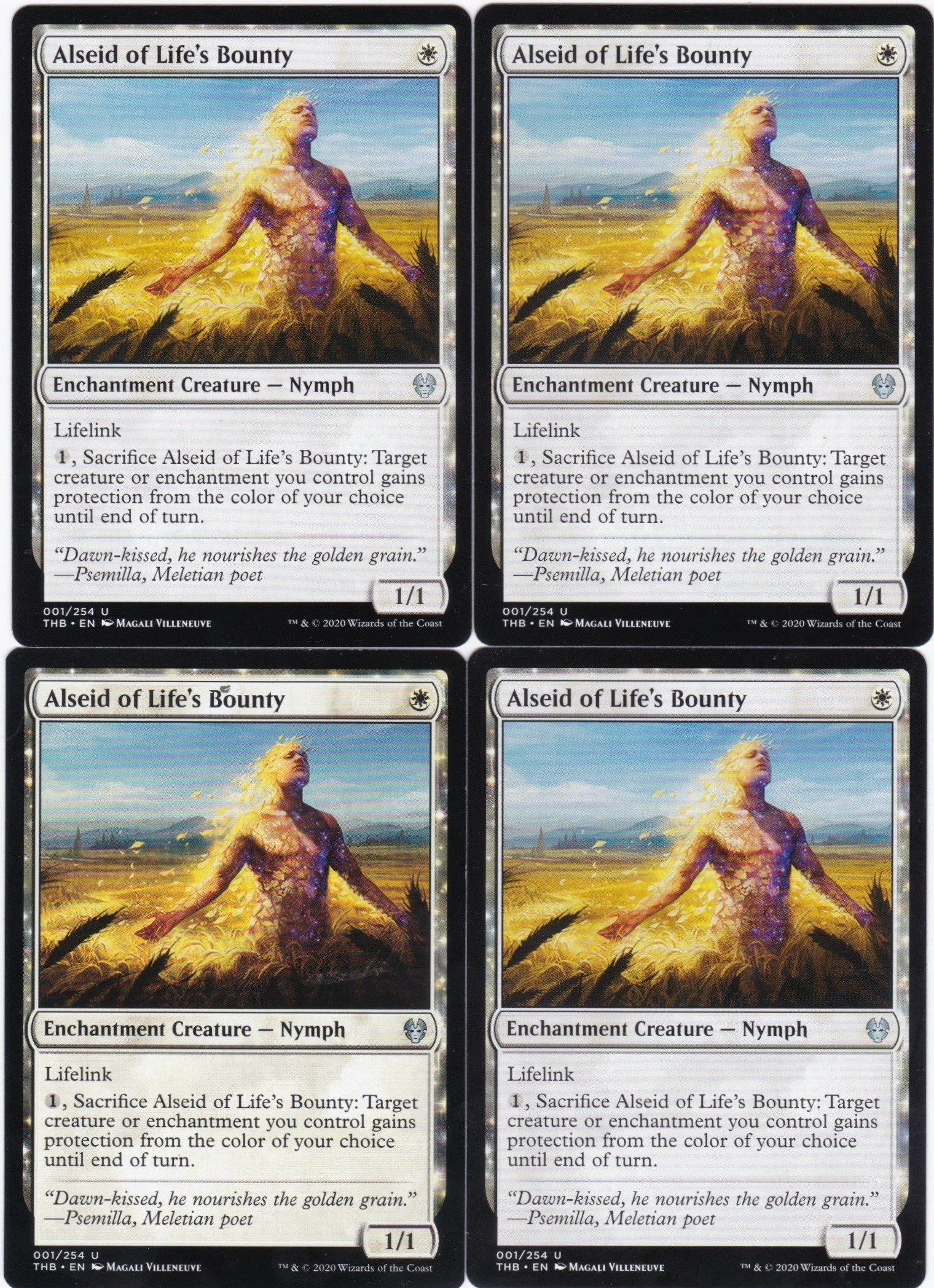 4x Alseid of Life's Bounty
