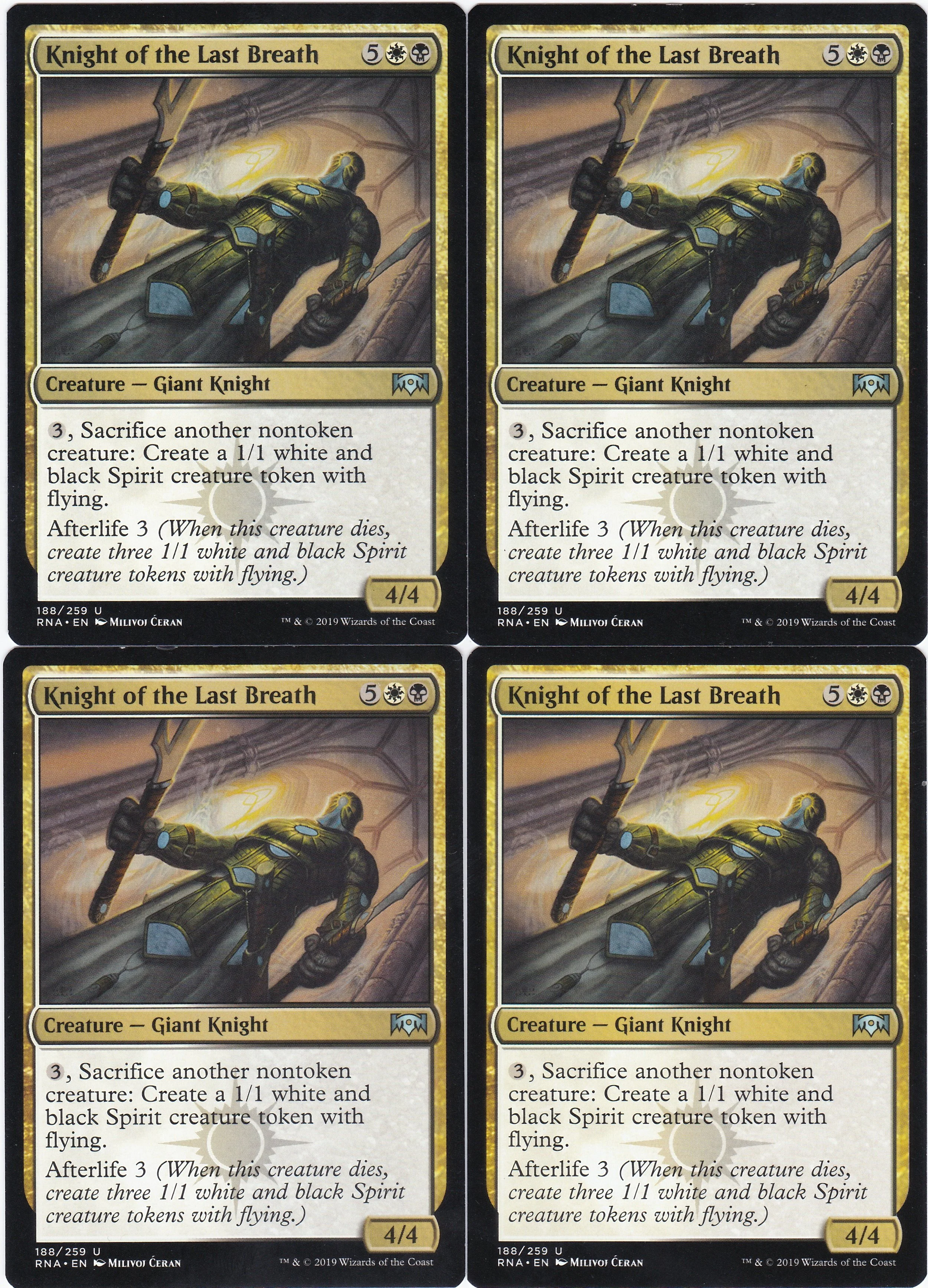 4x Knights of the Last Breath