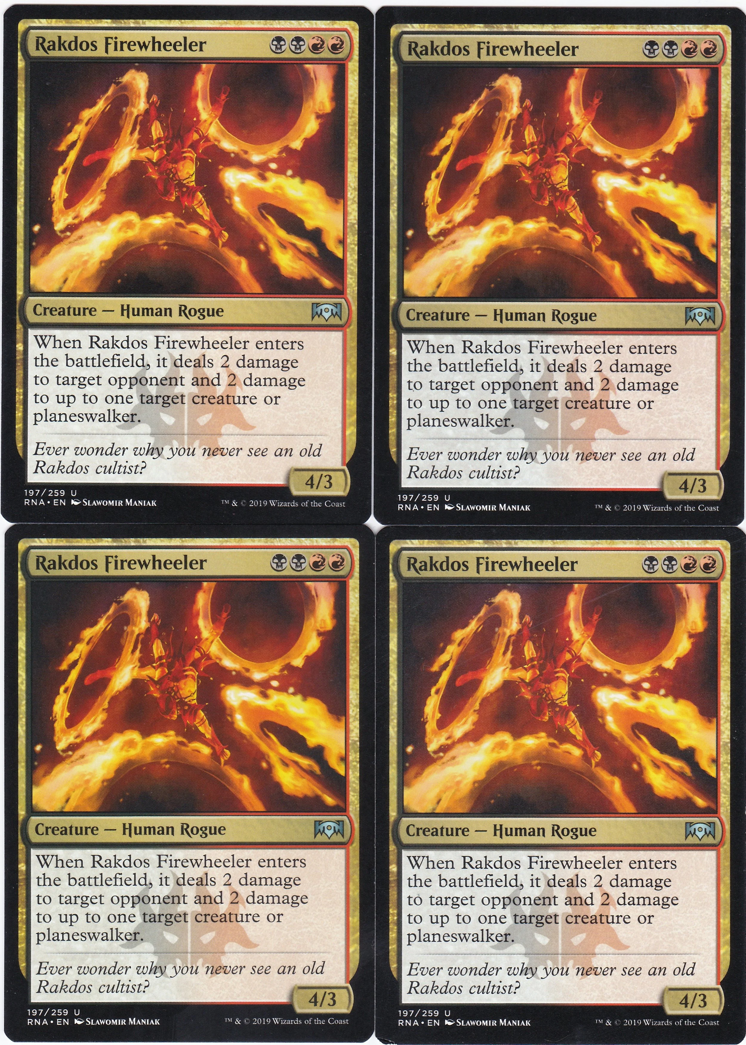 4x Rakdos Firewheeler