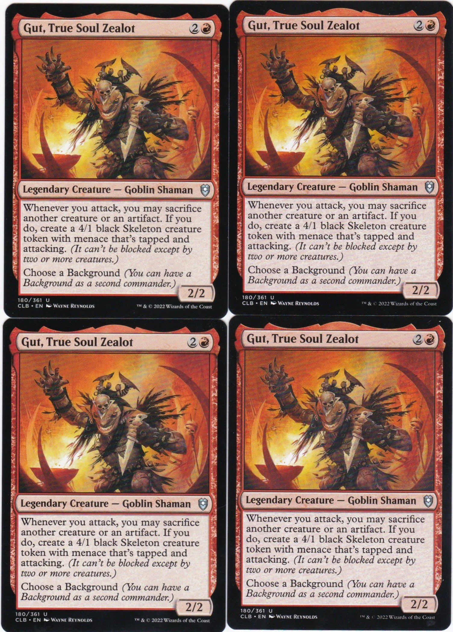 4x Gut, True Soul Zealot