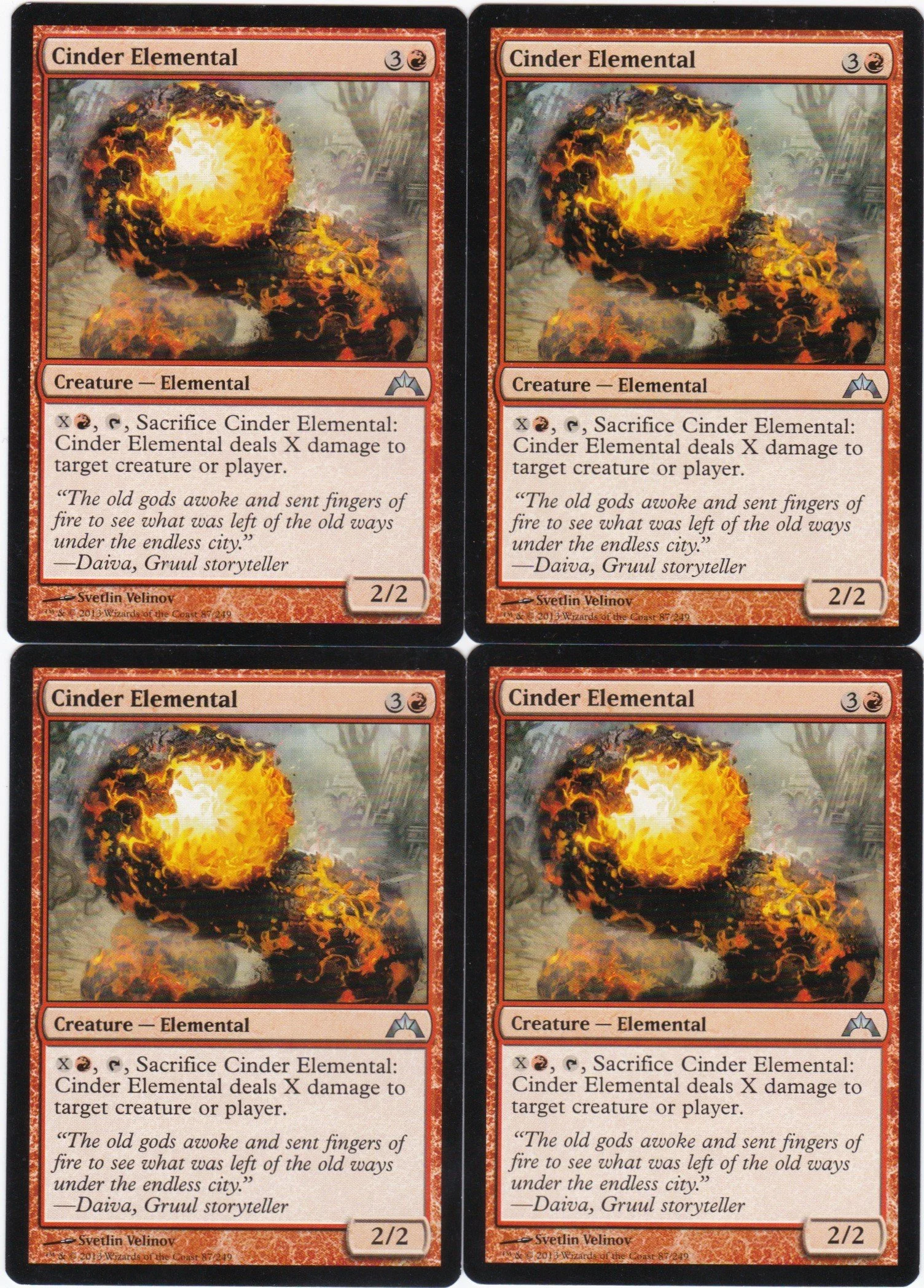 4x Cinder Elemental