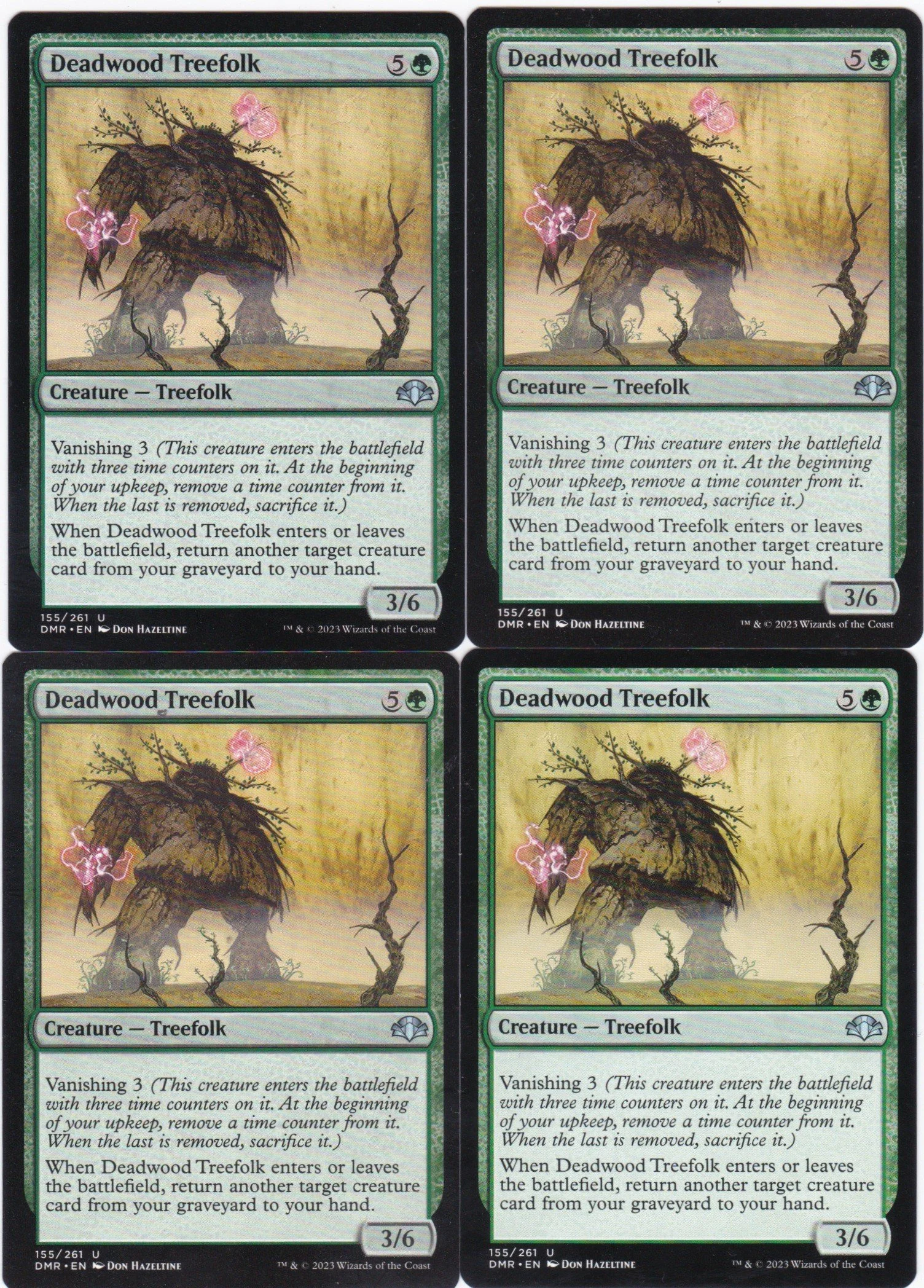 4x Deadwood Treefolk