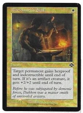 Blacksmith's Skill (retro) (foil-etched)