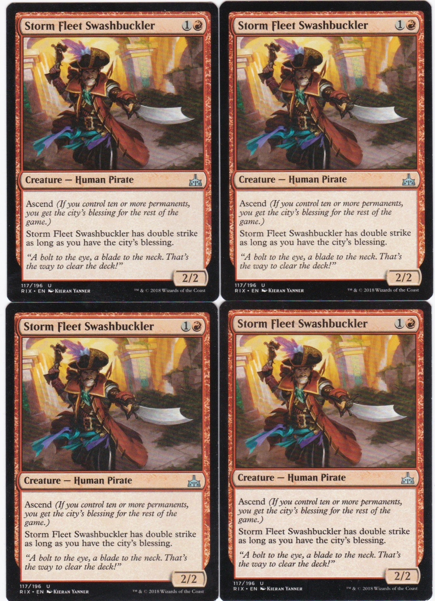 4x Storm Fleet Swashbuckler