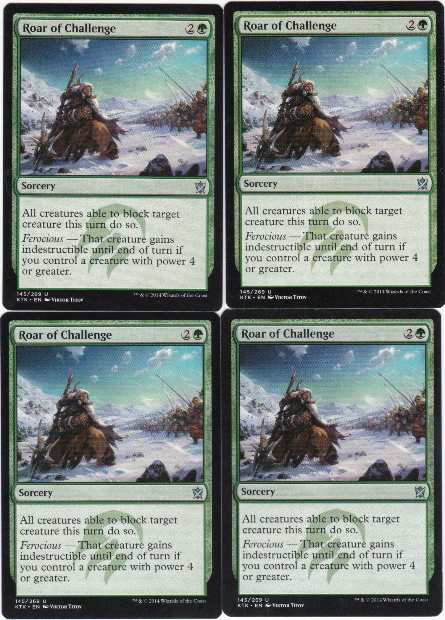 4x Roar of Challenge