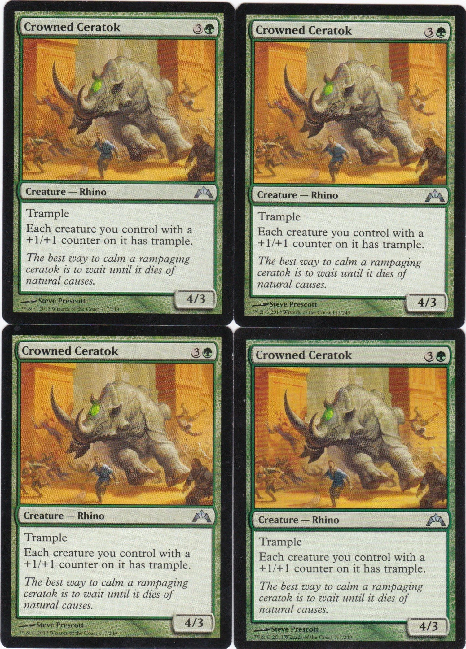 4x Crowned Ceratok