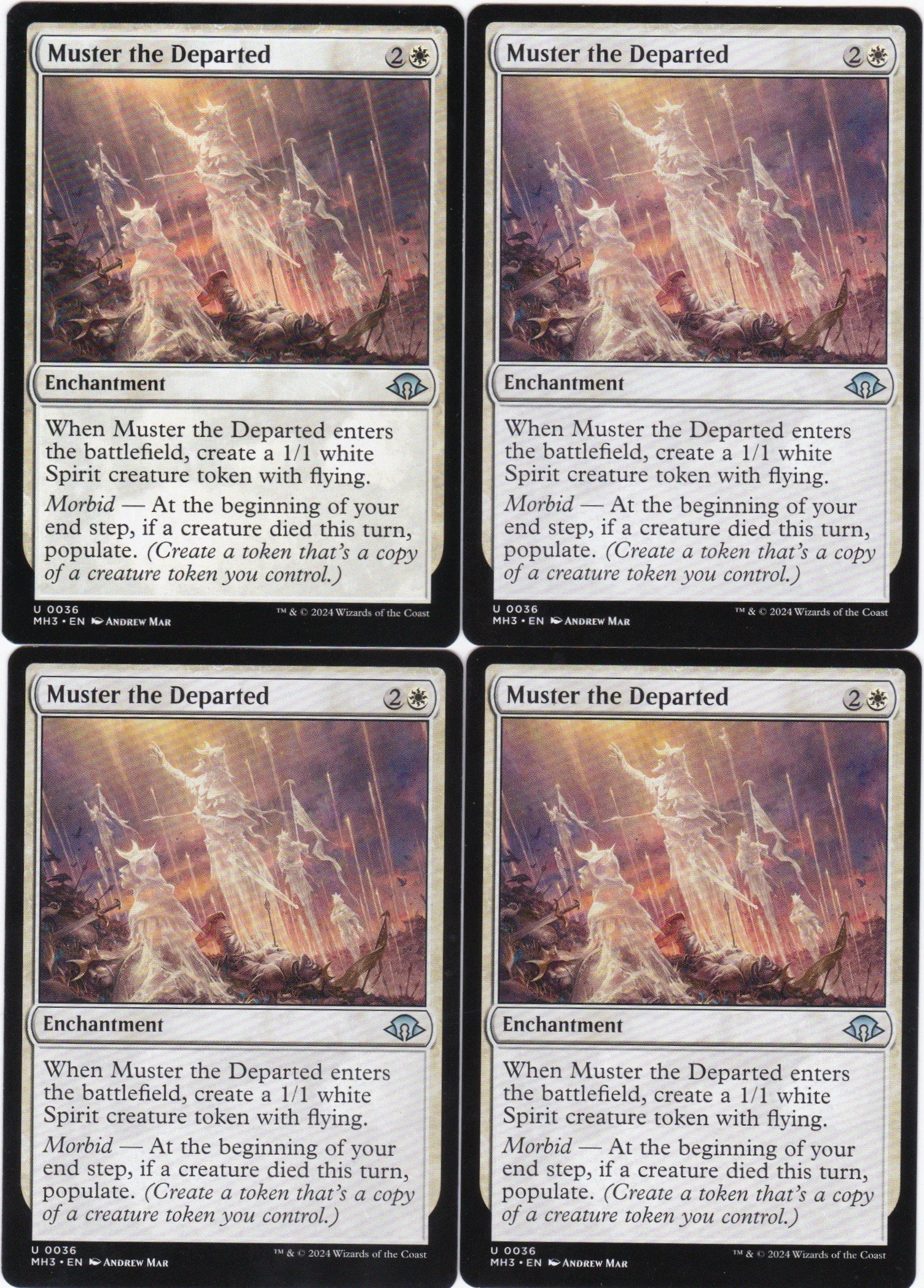 4x Muster the Departed