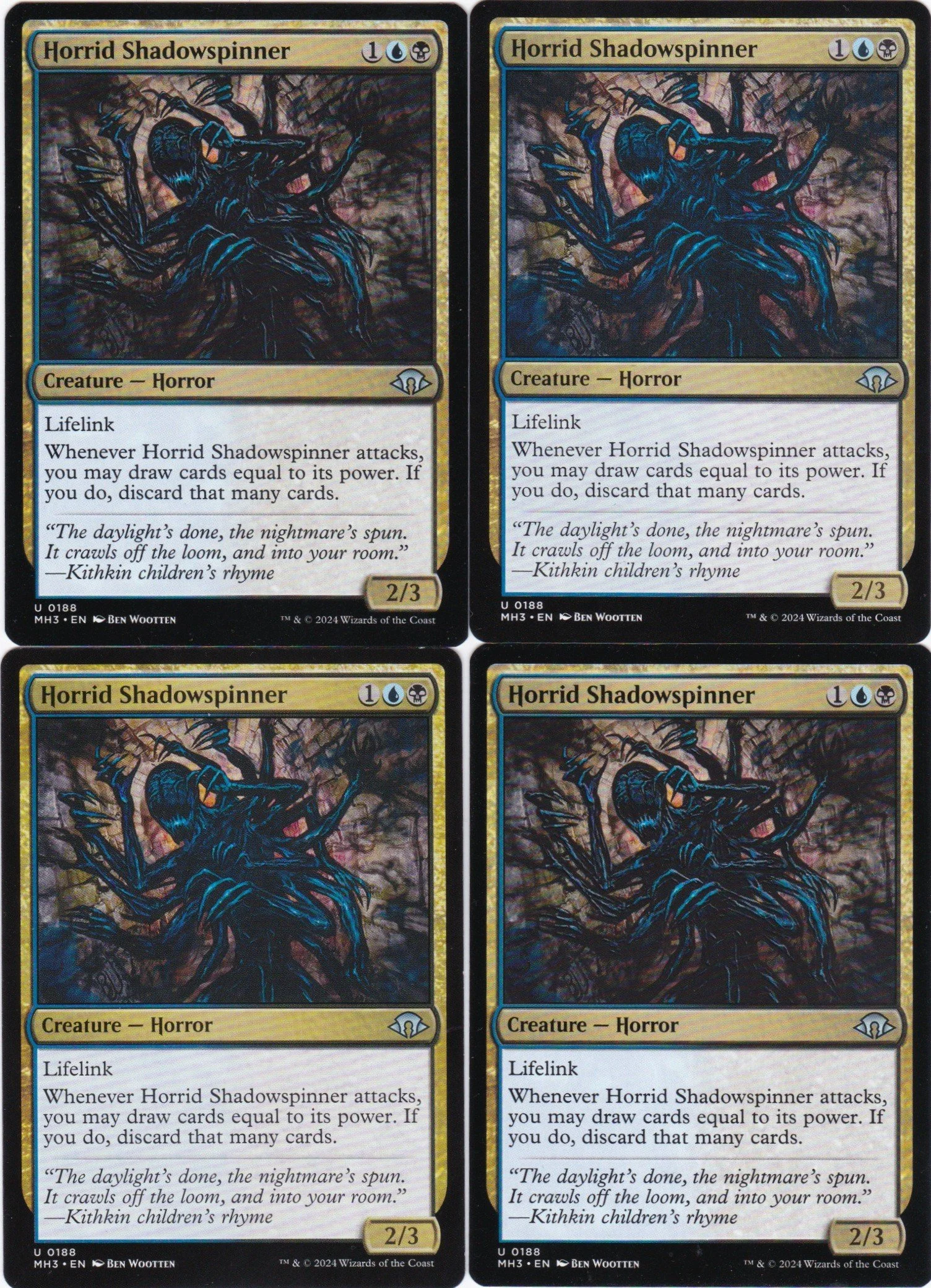 4x Horrid Shadowspinner