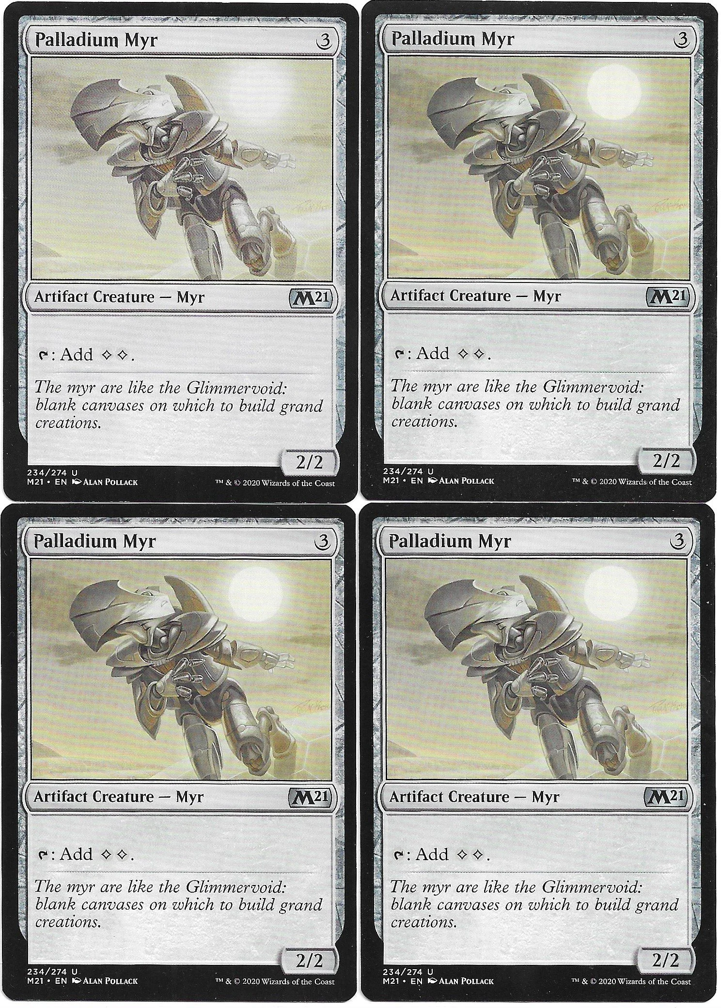 4x Palladium Myr