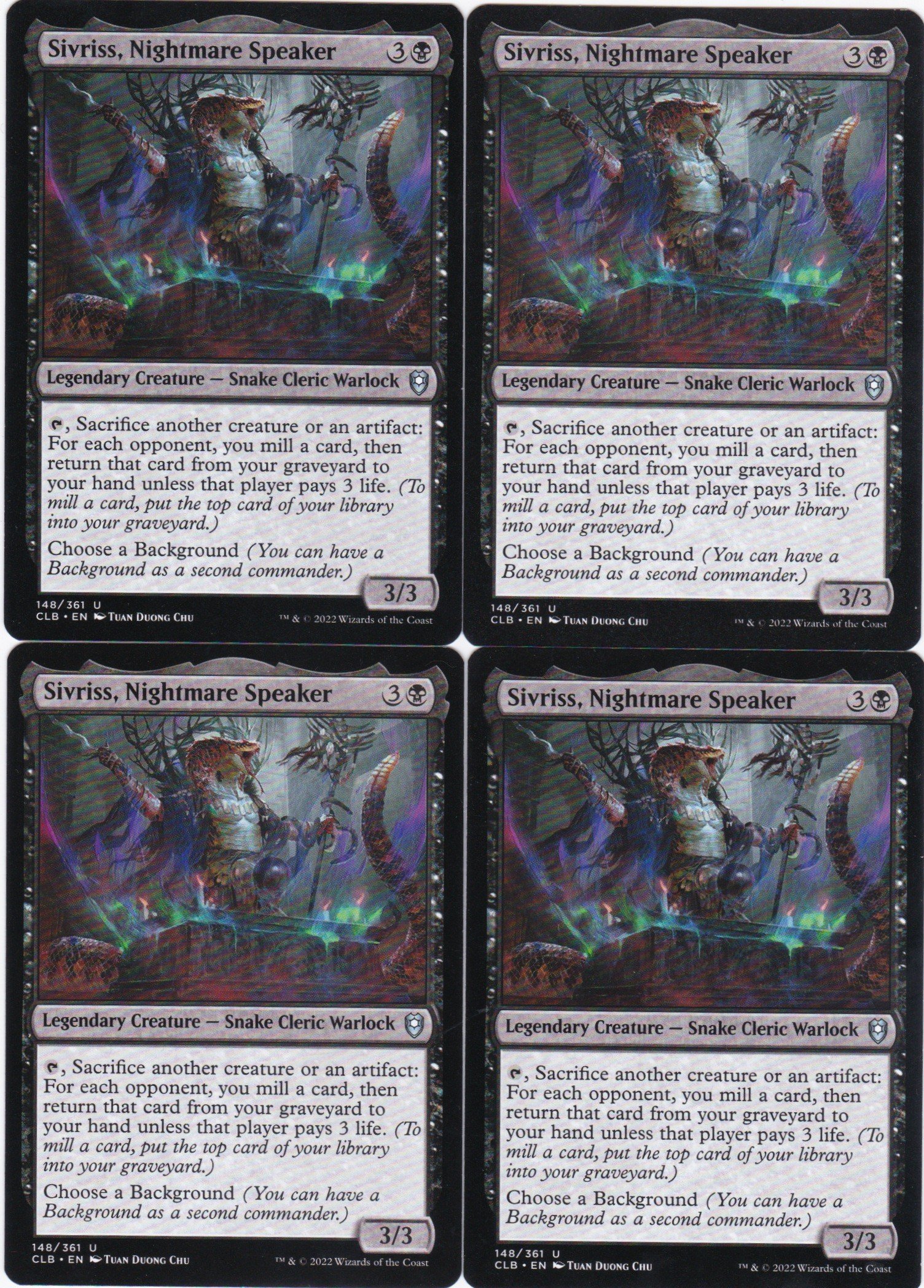 4x Sivriss, Nightmare Speaker