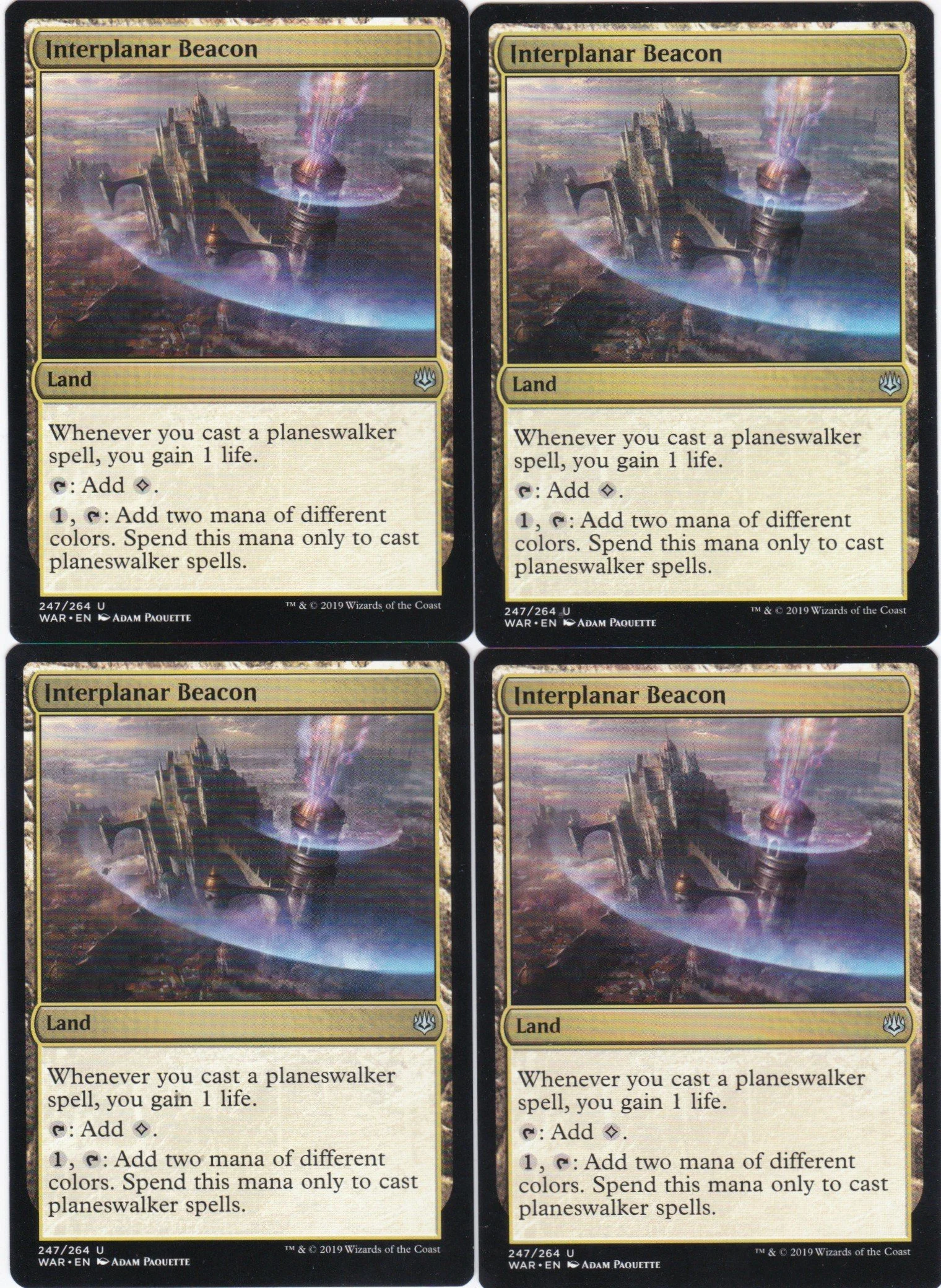 4x Interplaner Beacon
