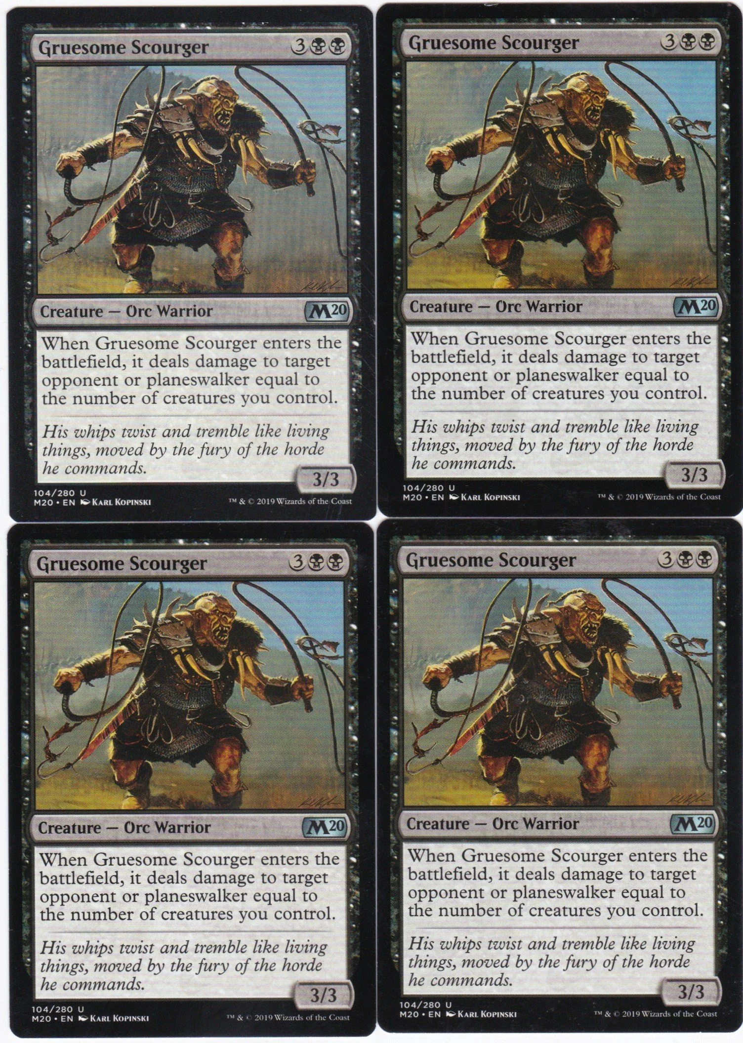 4x Gruesome Scourger