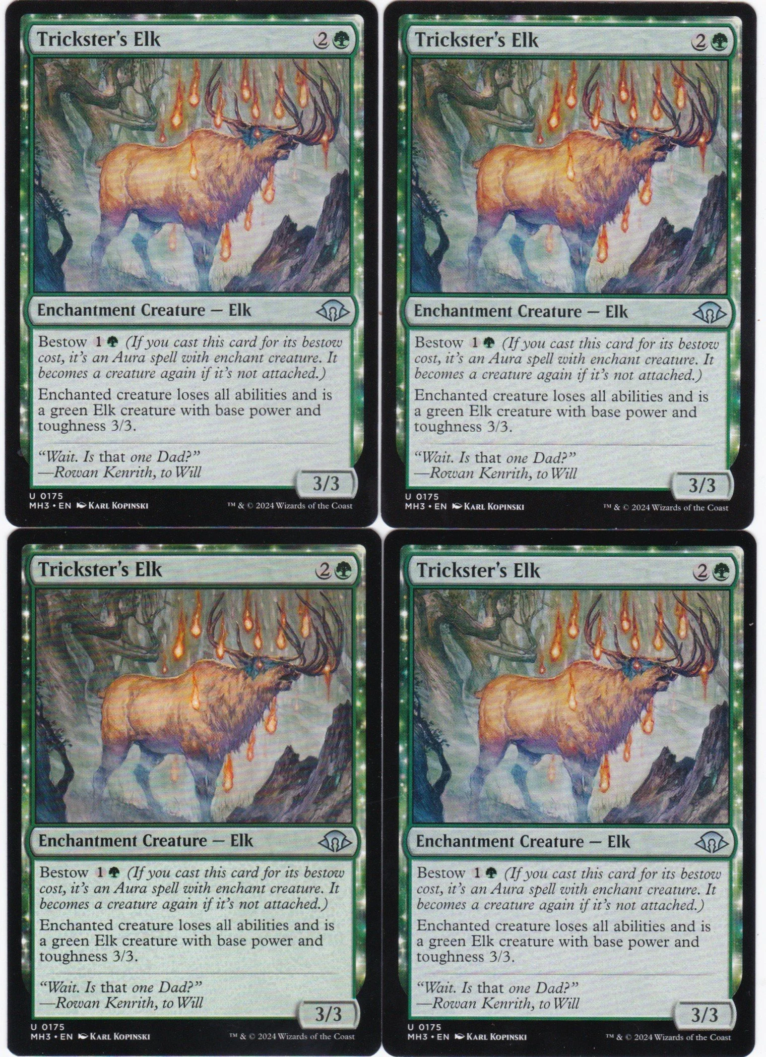 4x Trickster's Elk