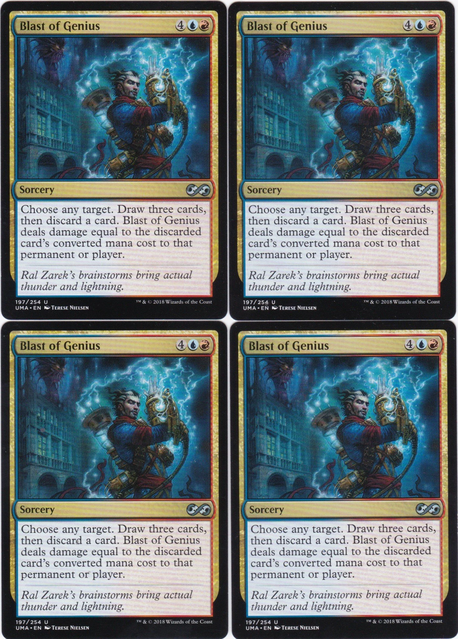 4x Blast of Genius
