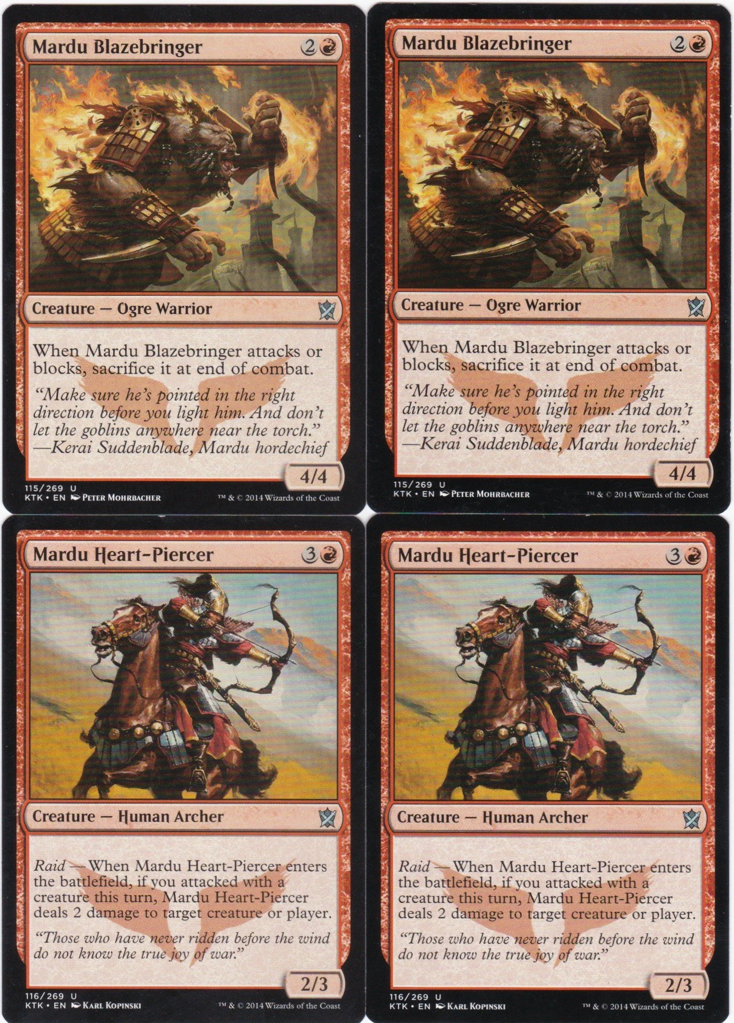 4x Mardu Heart-Piercer