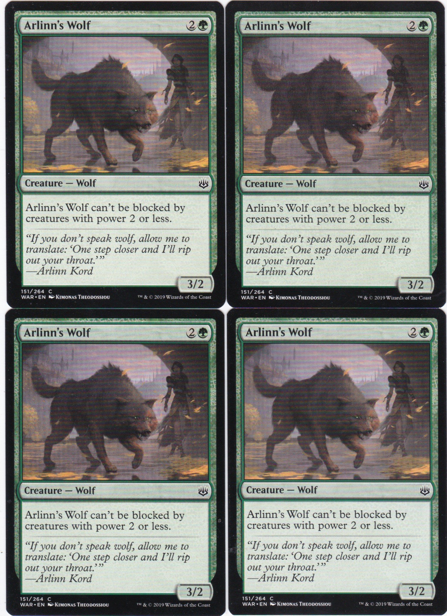 Red/Green Wolf Pauper Deck