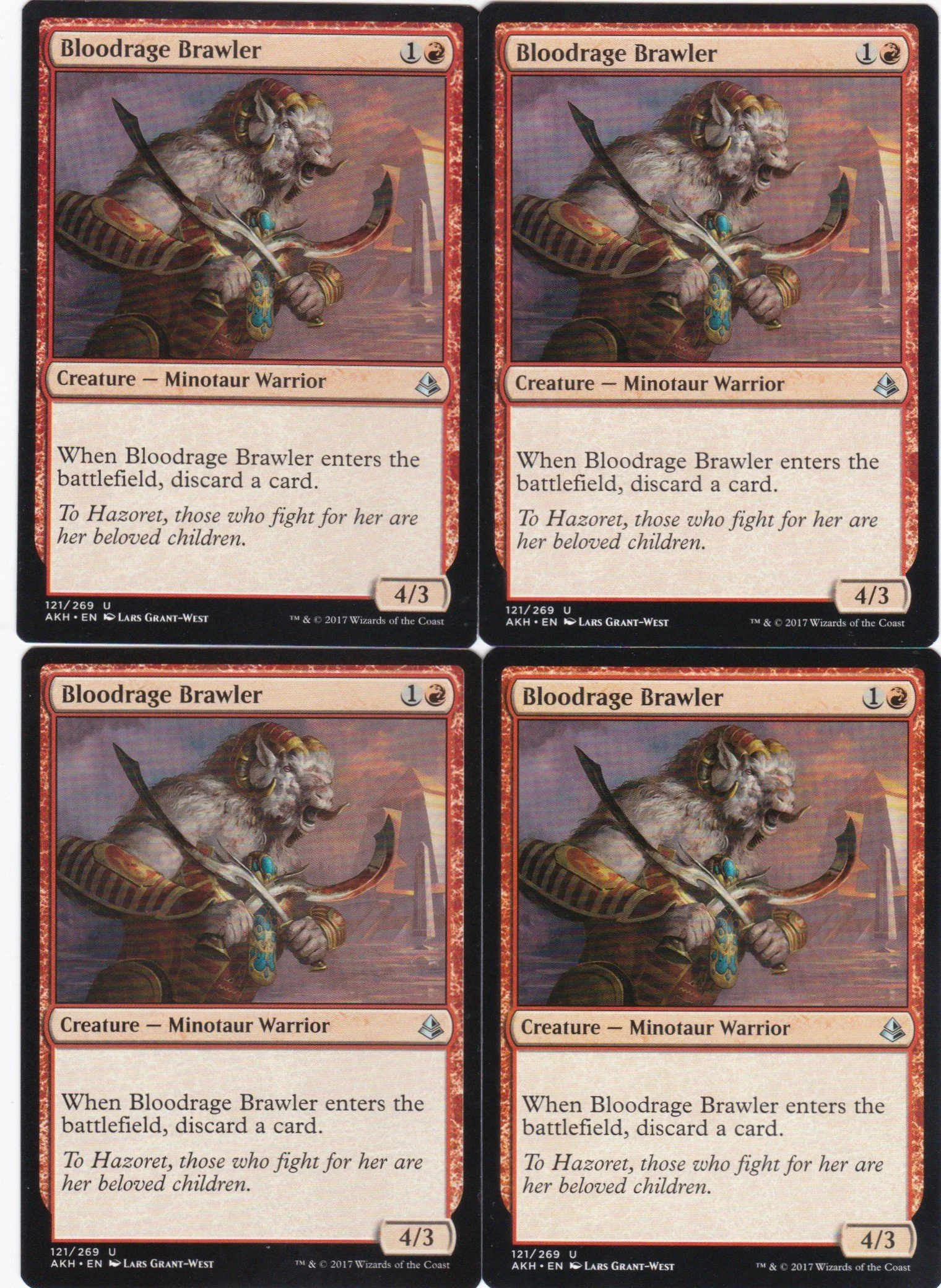 4x Bloodrage Brawler