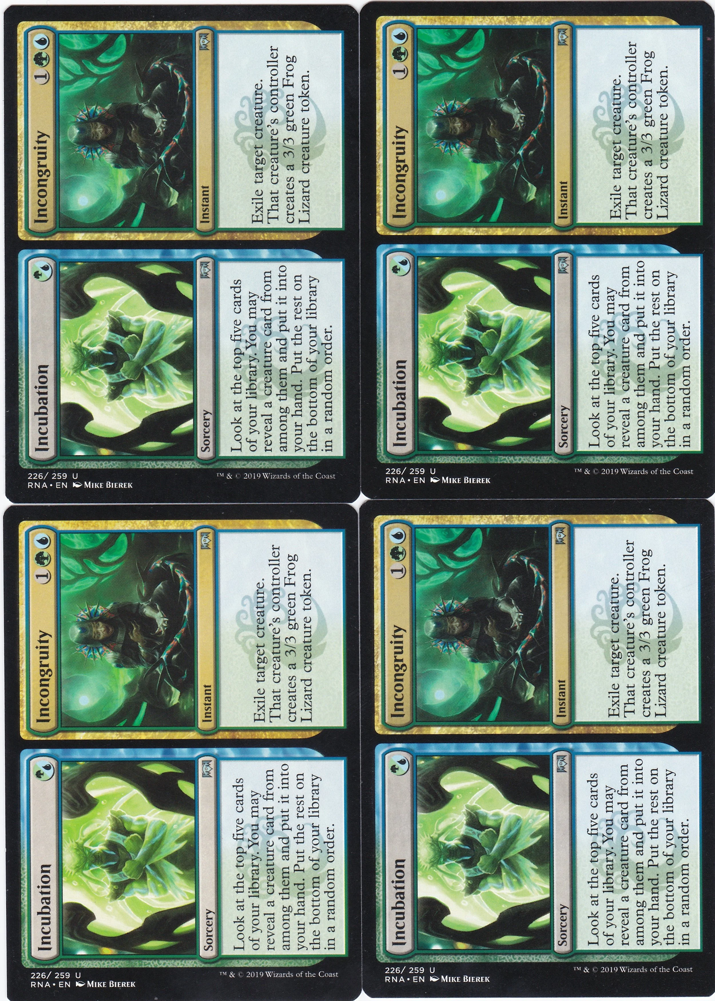 4x Incubation / Incongruity