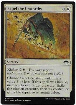Expel the Unworthy
