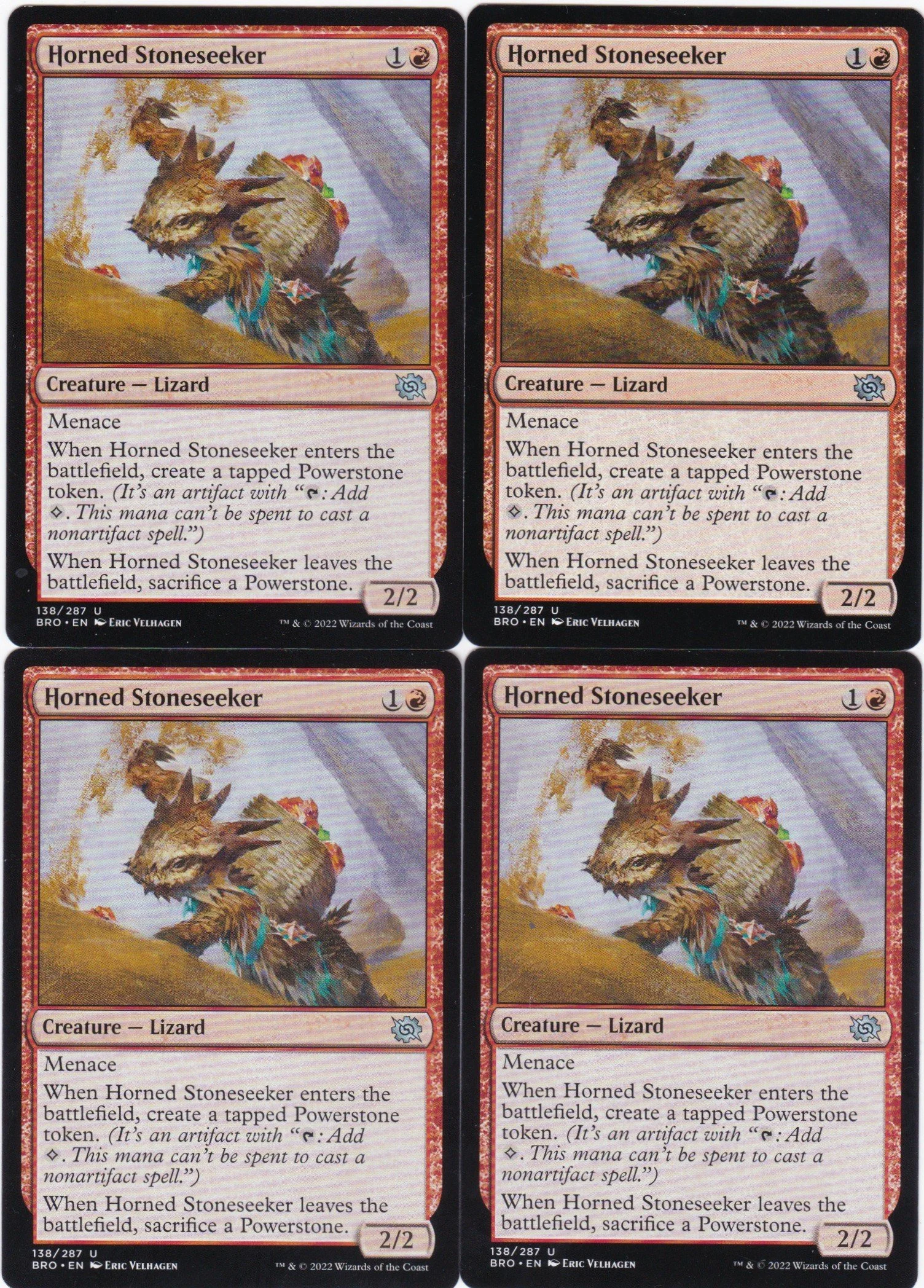 4x Horned Stoneseeker