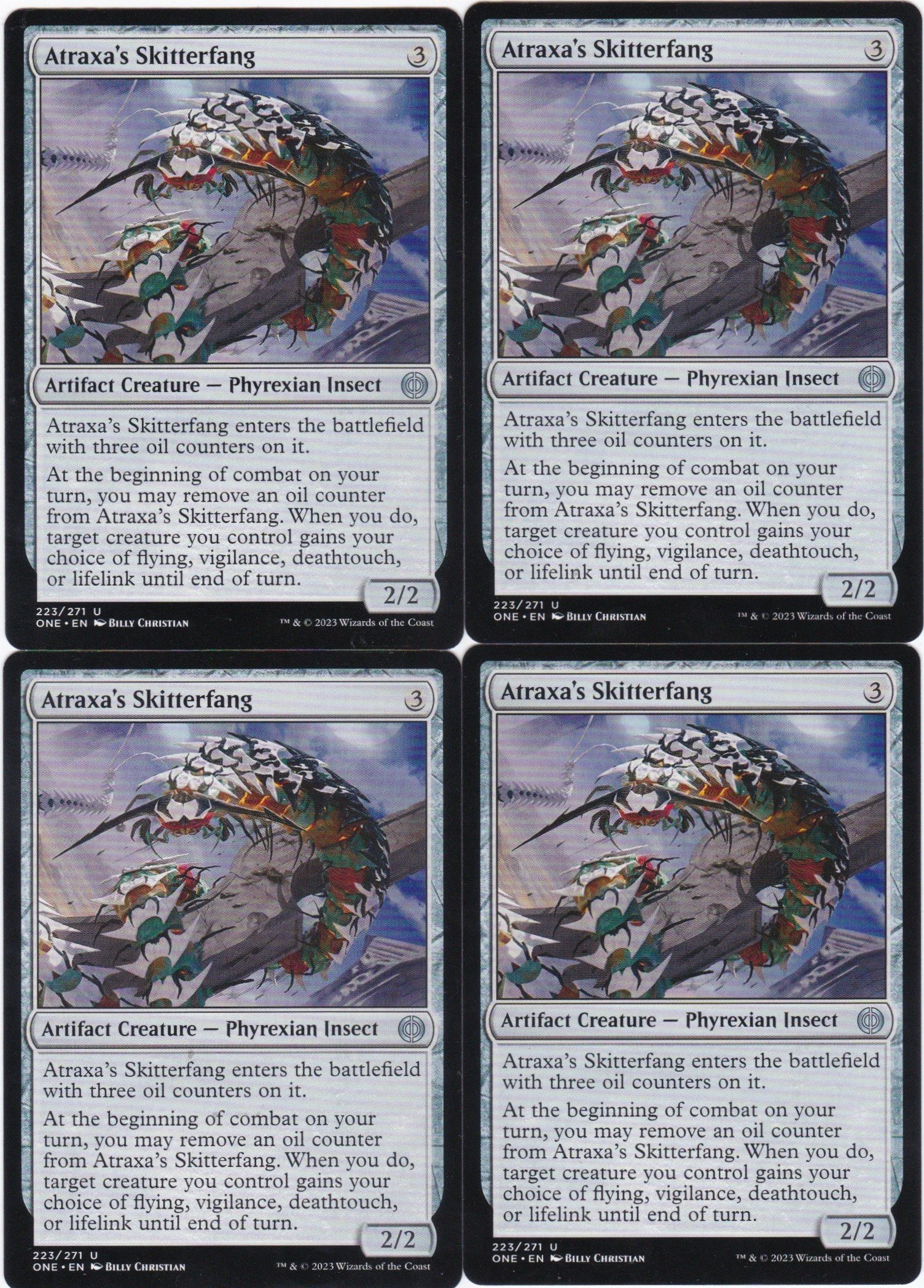 4x Atraxa's Skitterfang