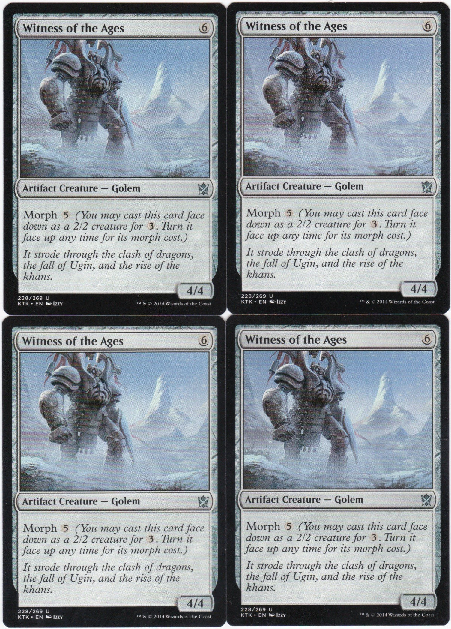 4x Witness of the Ages