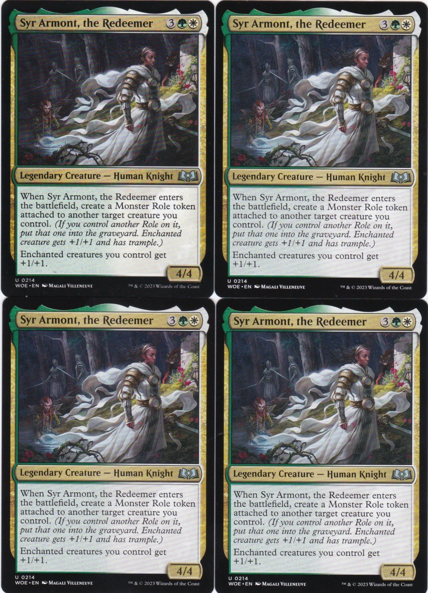 4x Syr Armont, the Redeemer